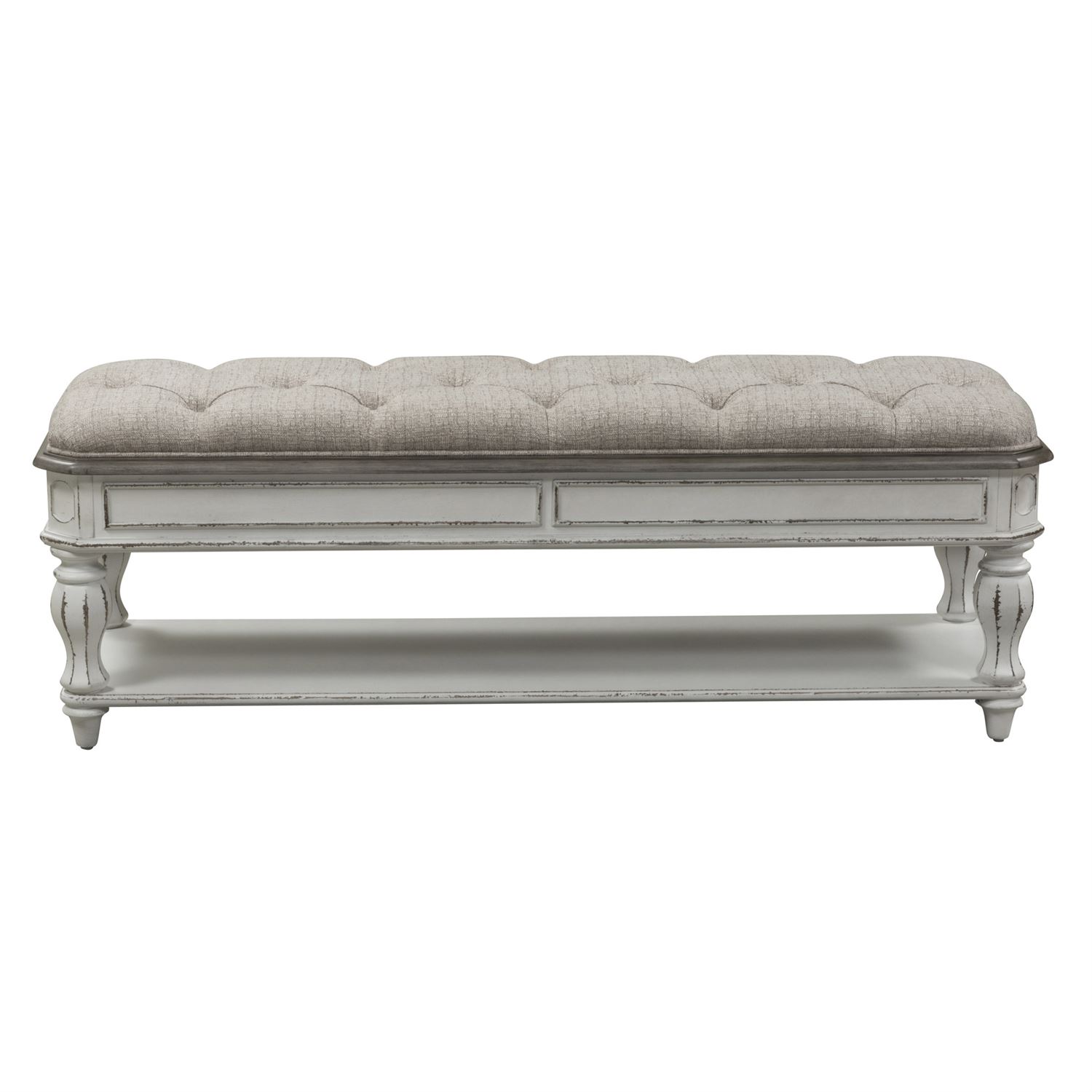 Liberty Magnolia Manor Antique White Bed Bench
