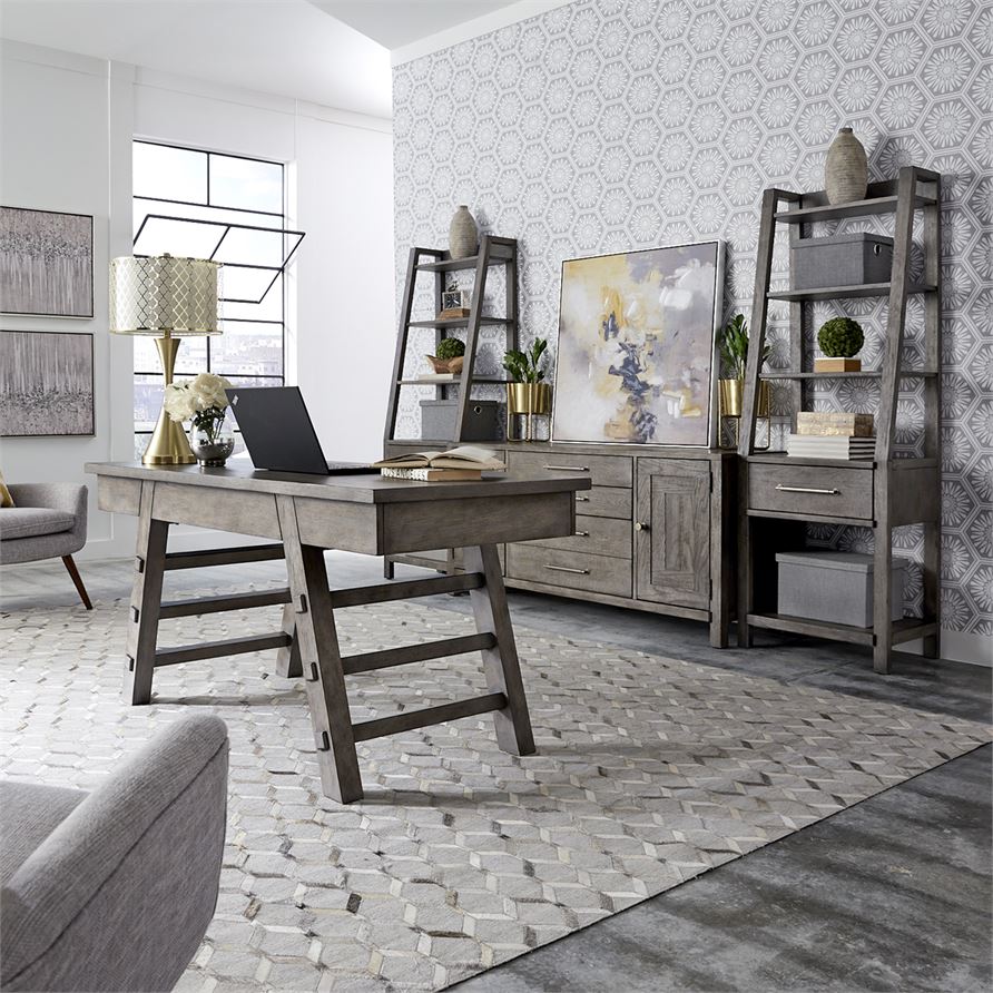 Liberty Modern Farmhouse Dusty Charcoal Complete Desk
