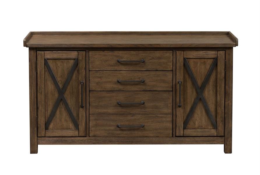 Liberty Sonoma Road Weather Beaten Bark Small Credenza LBRT-473-HO120