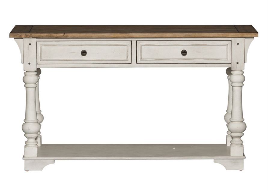 Liberty Morgan Creek White Tobacco Sofa Table