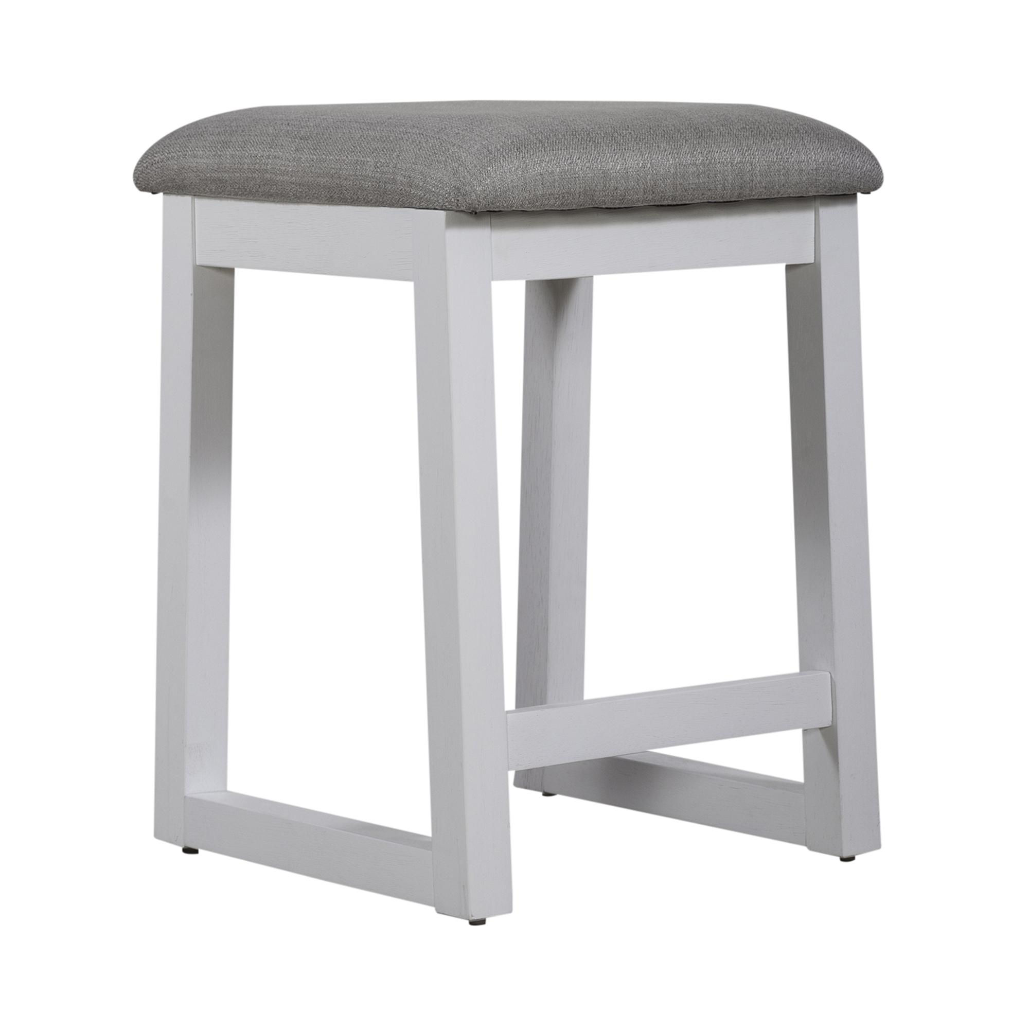 Liberty Palmetto Heights White Driftwood Upholstered Console Stool
