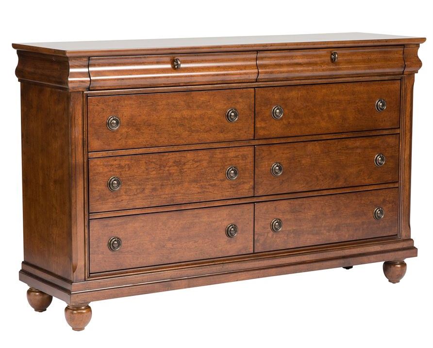 Liberty Rustic Traditions Rustic Cherry 8 Drawer Dresser
