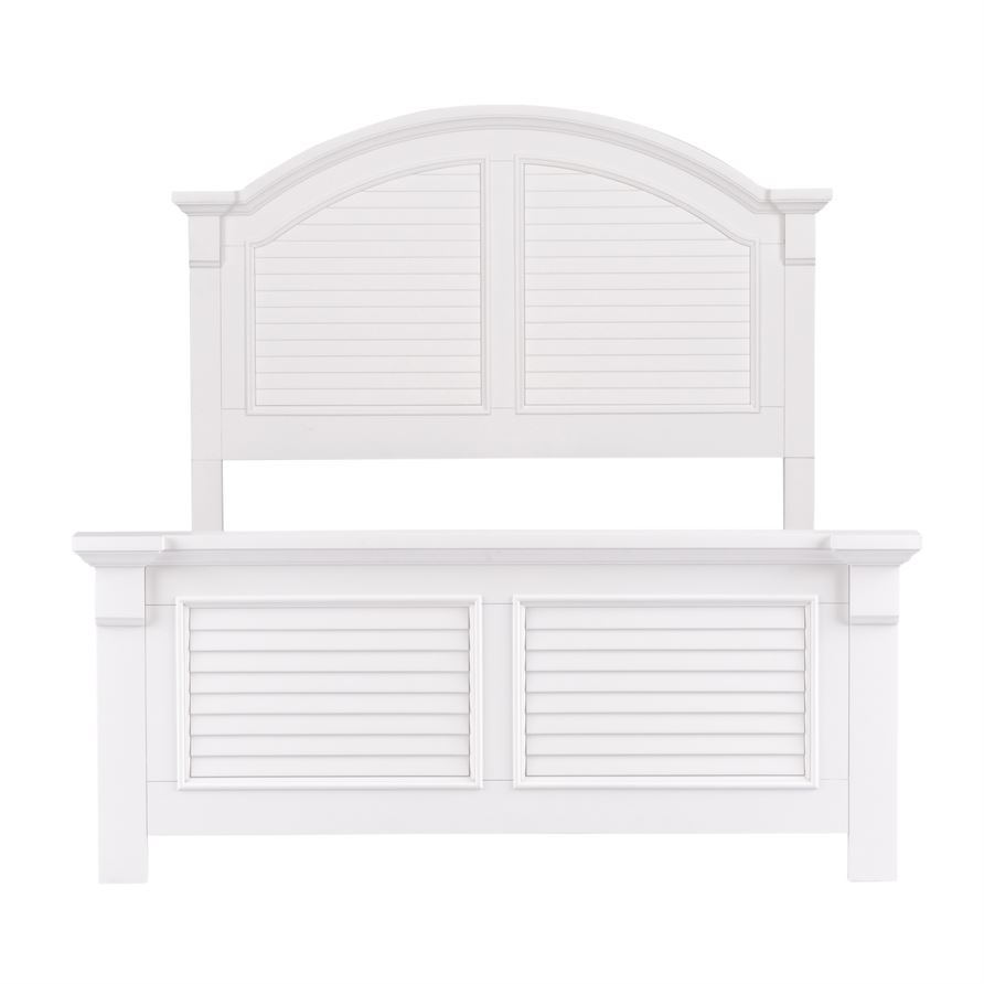 Liberty Summer House Youth Oyster White Full Panel Bed