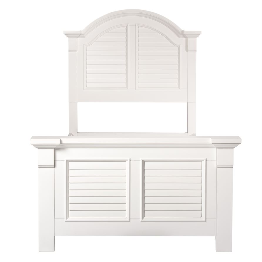 Liberty Summer House Youth Oyster White Twin Panel Bed