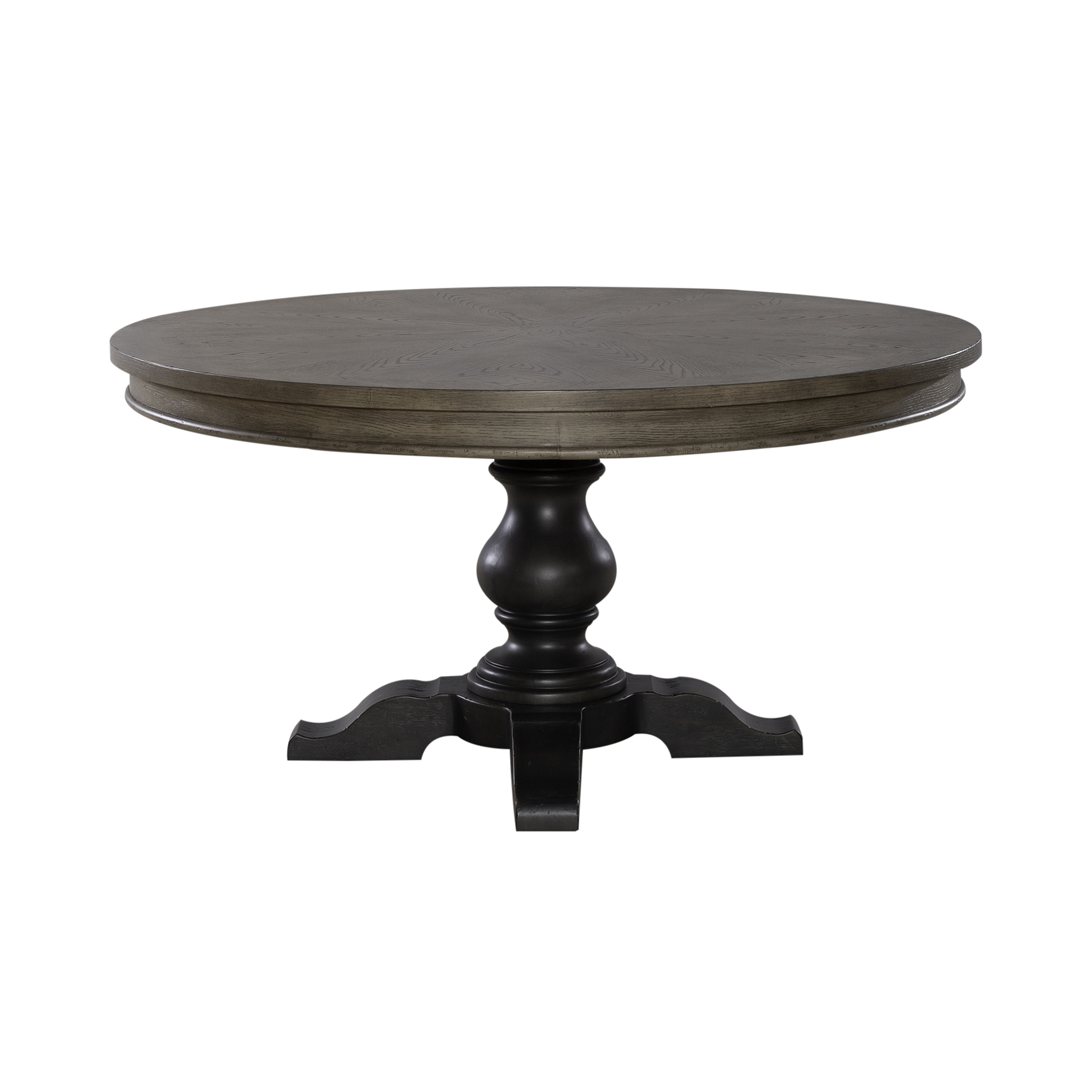 Single Pedestal Table Base- Black