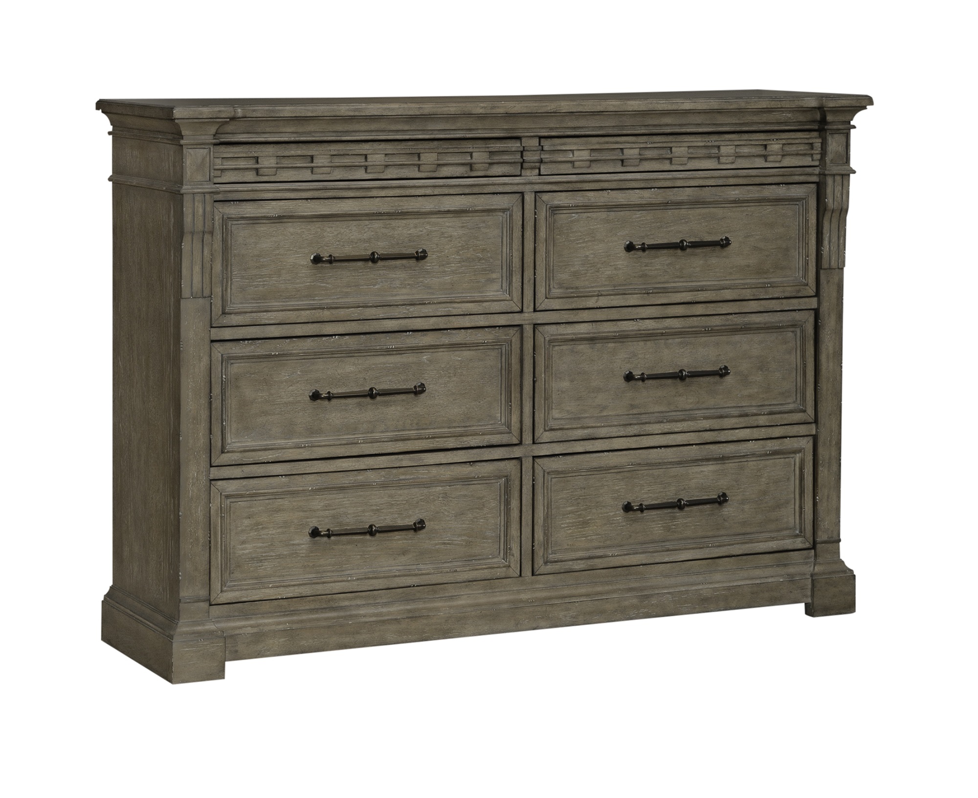 Liberty Town and Country Dusty Taupe 8 Drawers Dresser