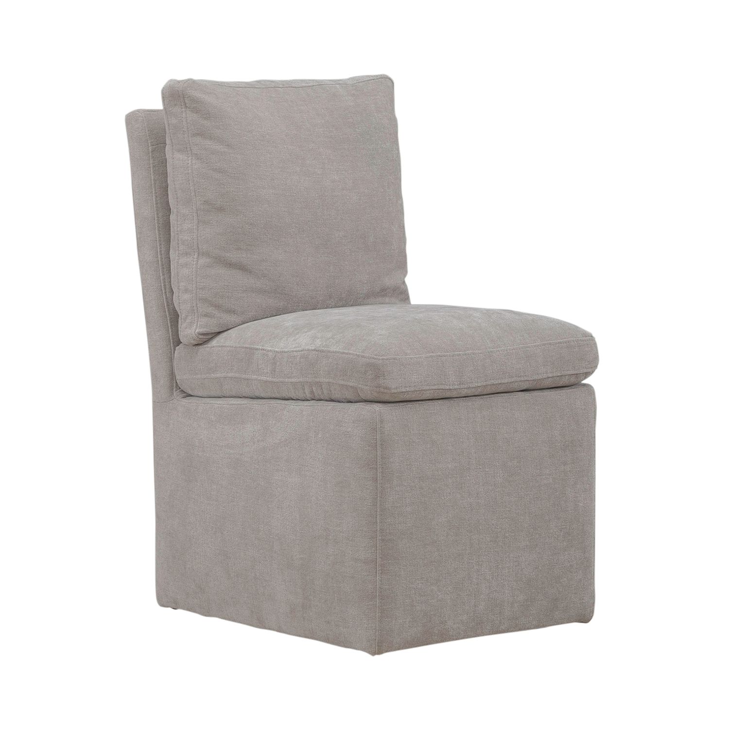 Liberty Truffle Accent Dining Chair with Casters