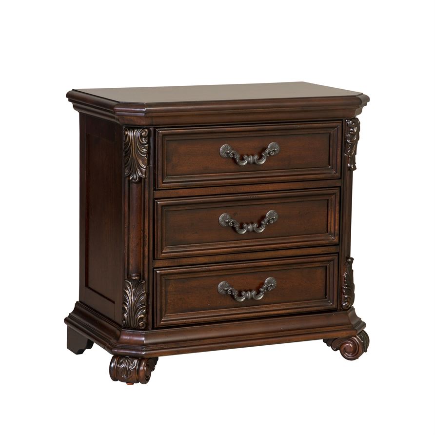 Liberty Messina Estates Cognac 3 Drawer Night Stand