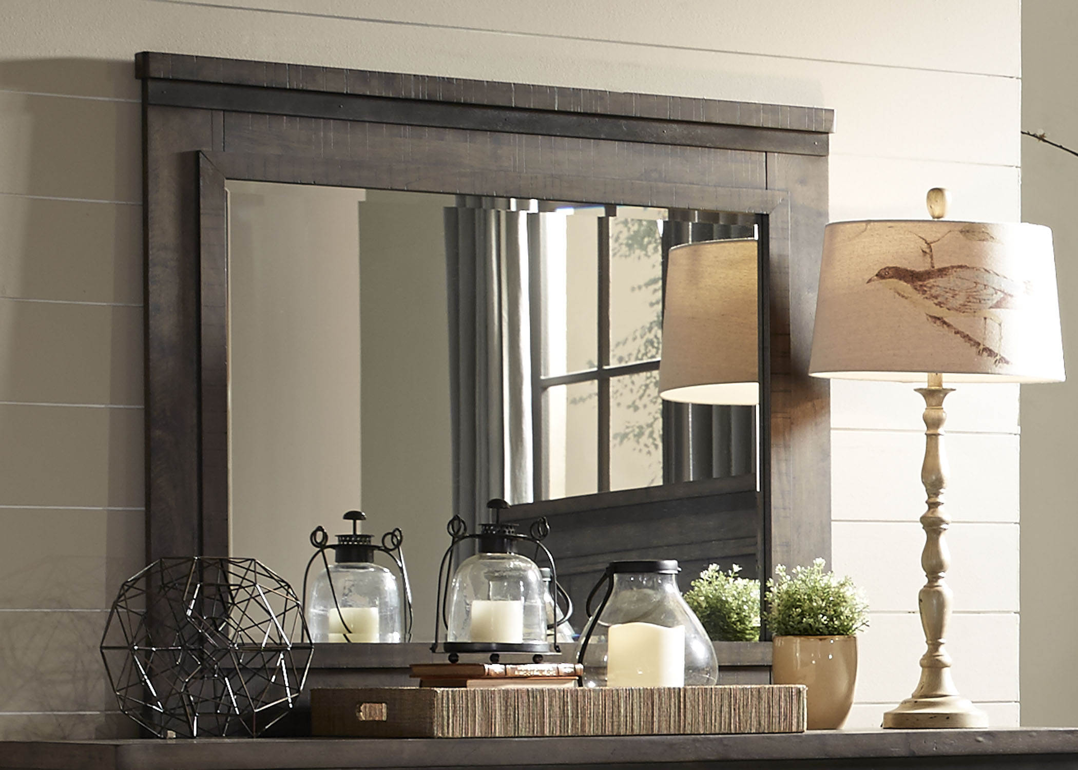 Liberty Thornwood Hills Beaten Gray Mirror