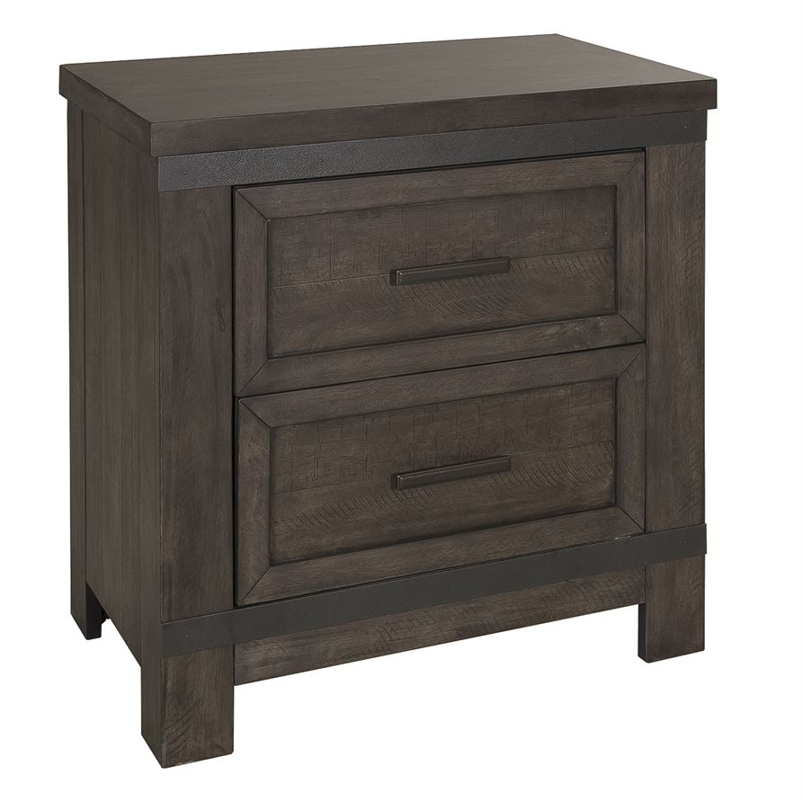 Liberty Thornwood Hills Beaten Gray Night Stand