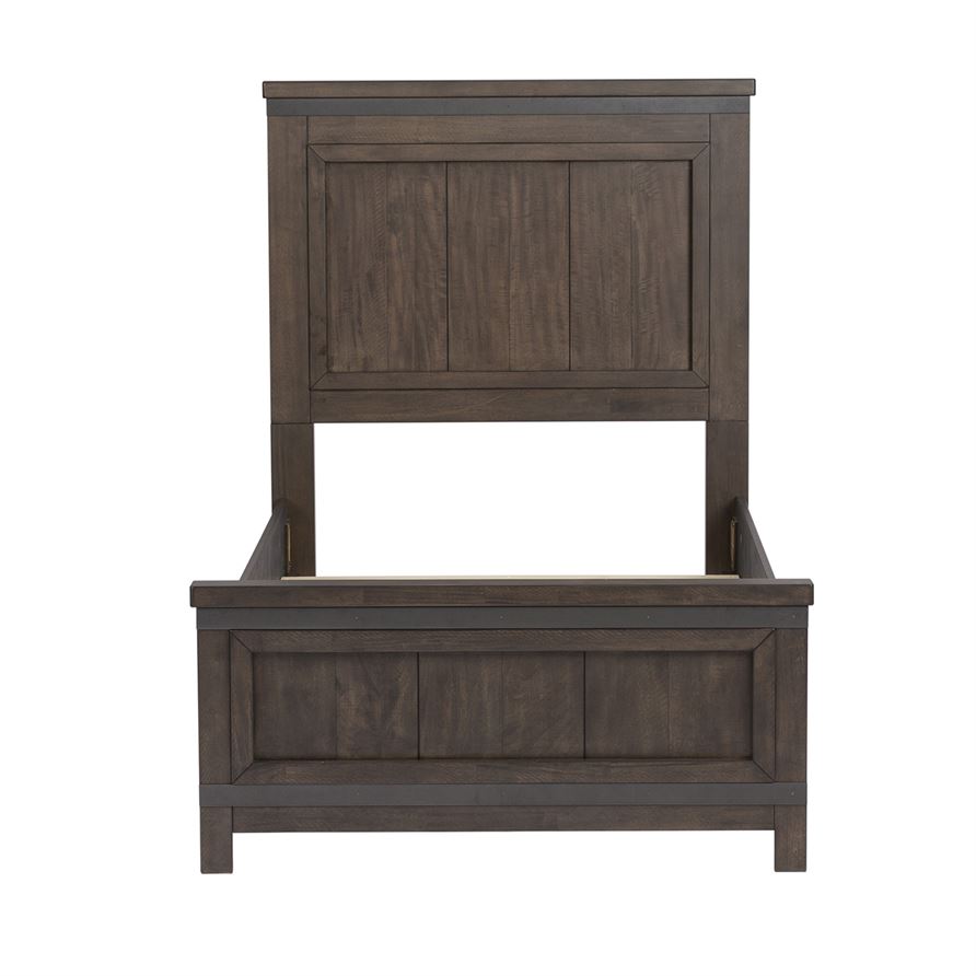 Liberty Thornwood Hills Beaten Gray Twin Panel Bed
