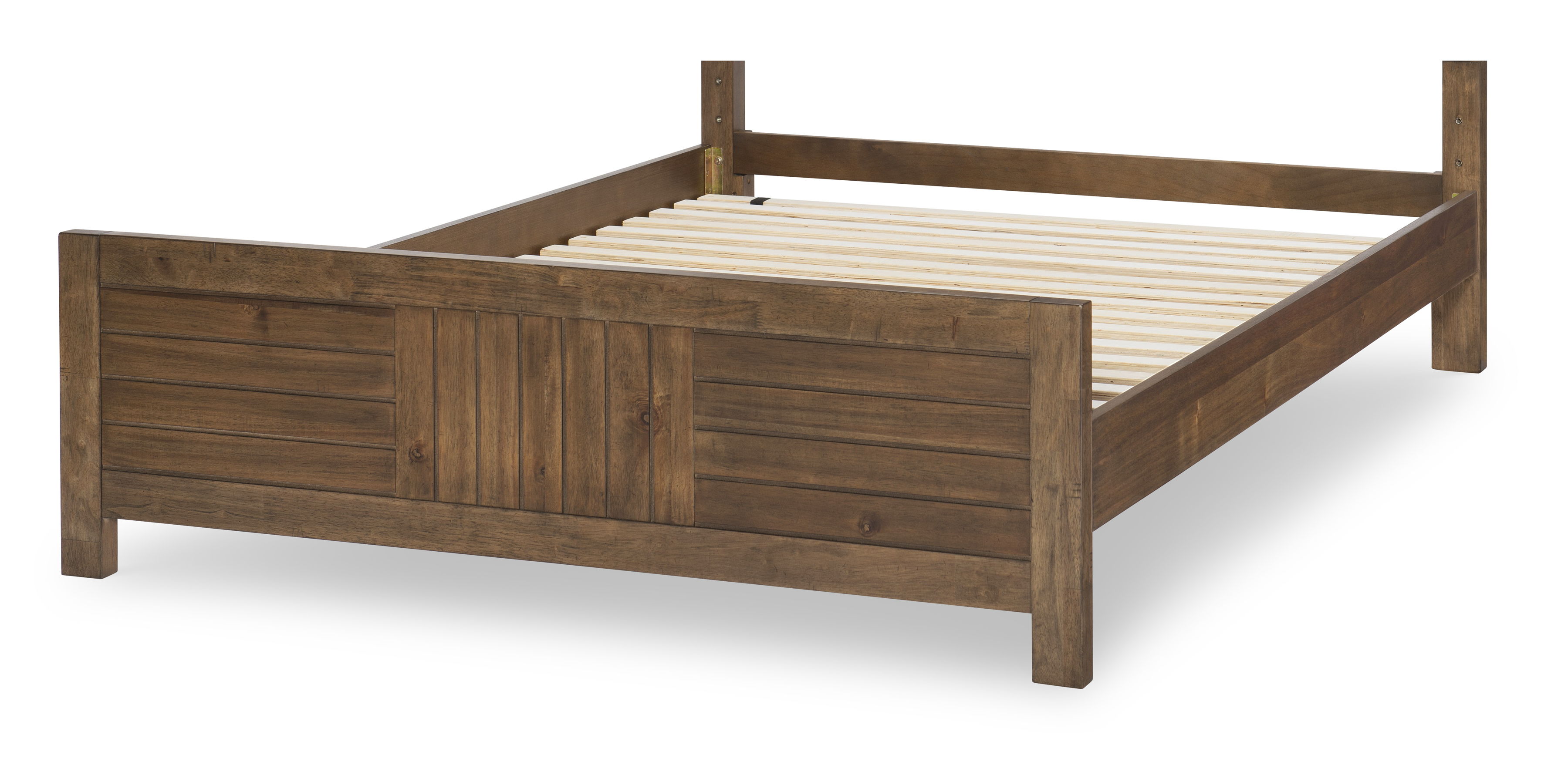 Panel Footboard, Full 4/6 Brown Finish