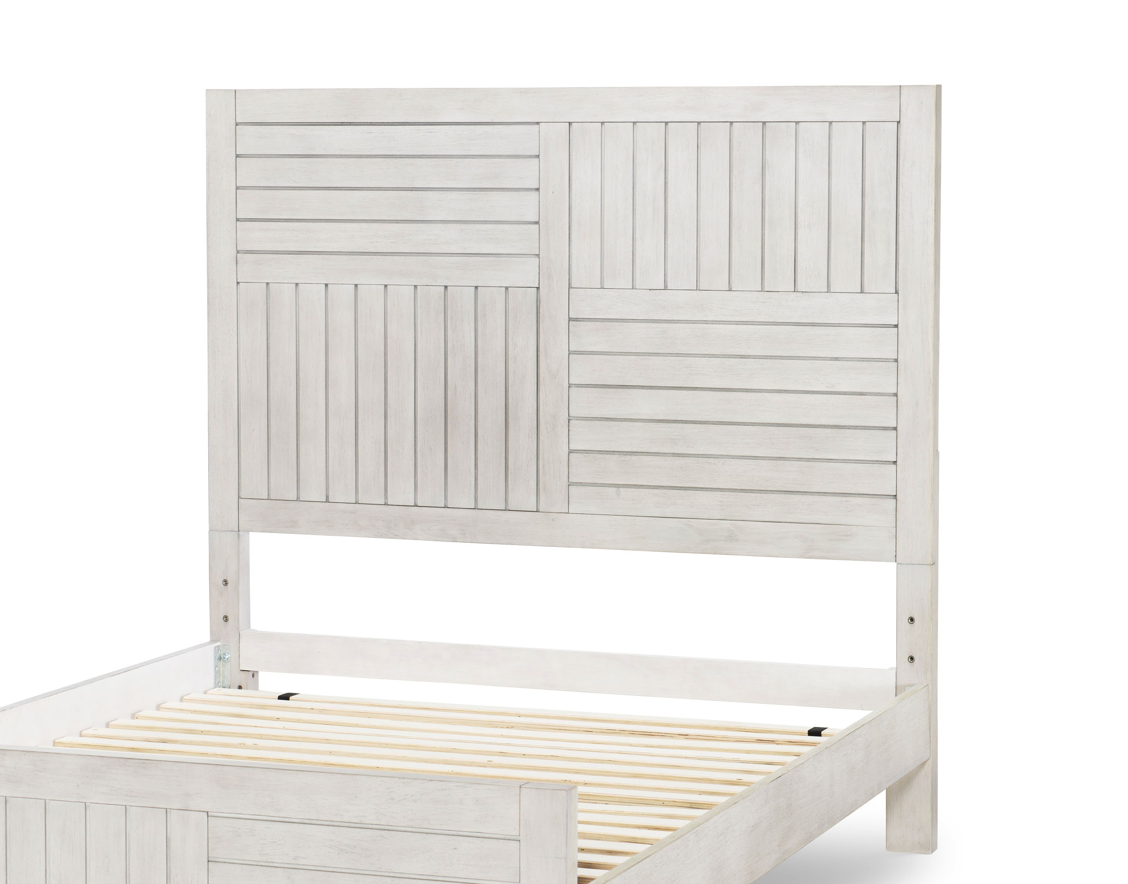Panel Headboard, Full 4/6 Stone Path Gray Finish