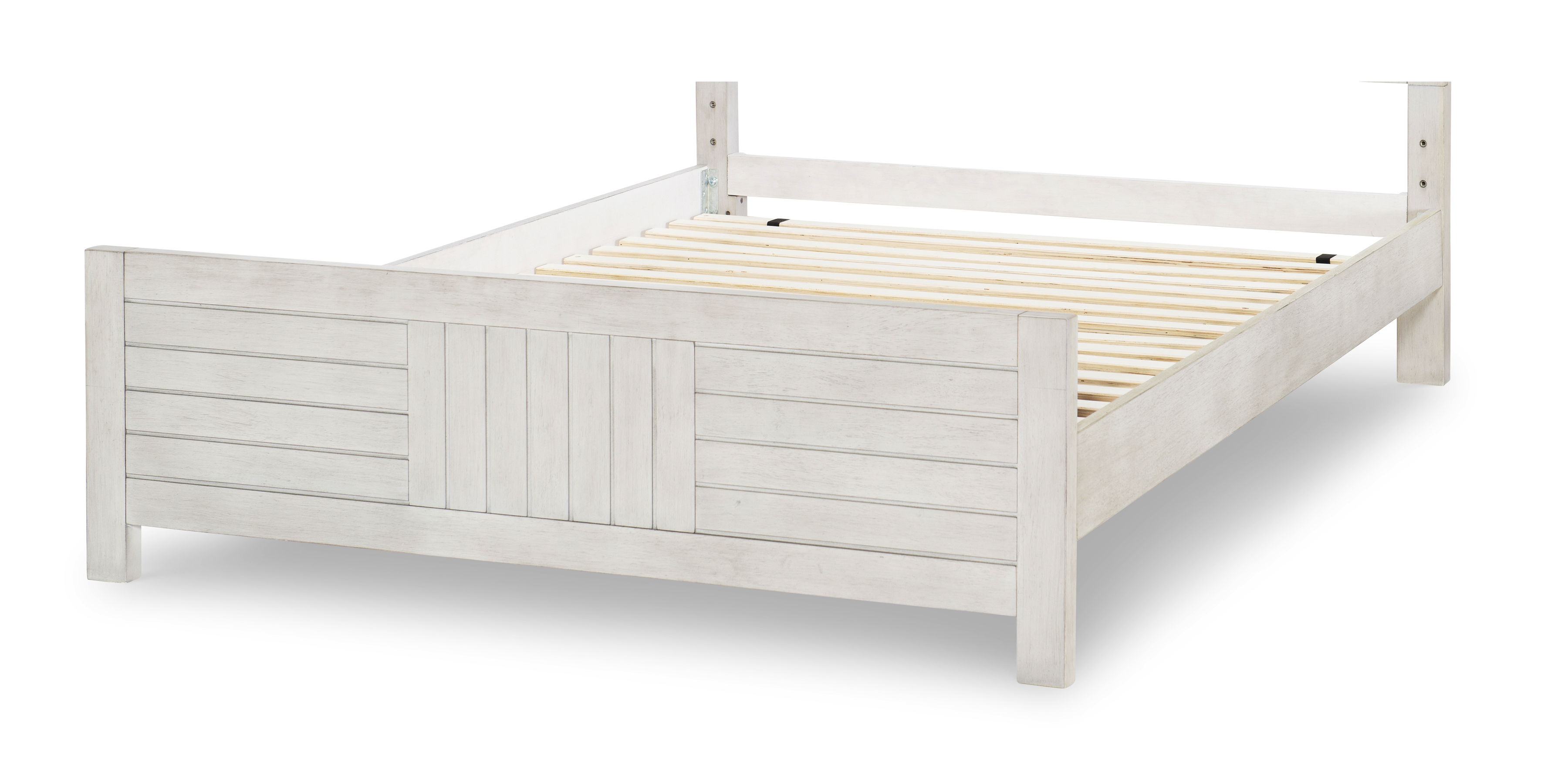 Panel Footboard, Full 4/6 Stone Path Gray Finish
