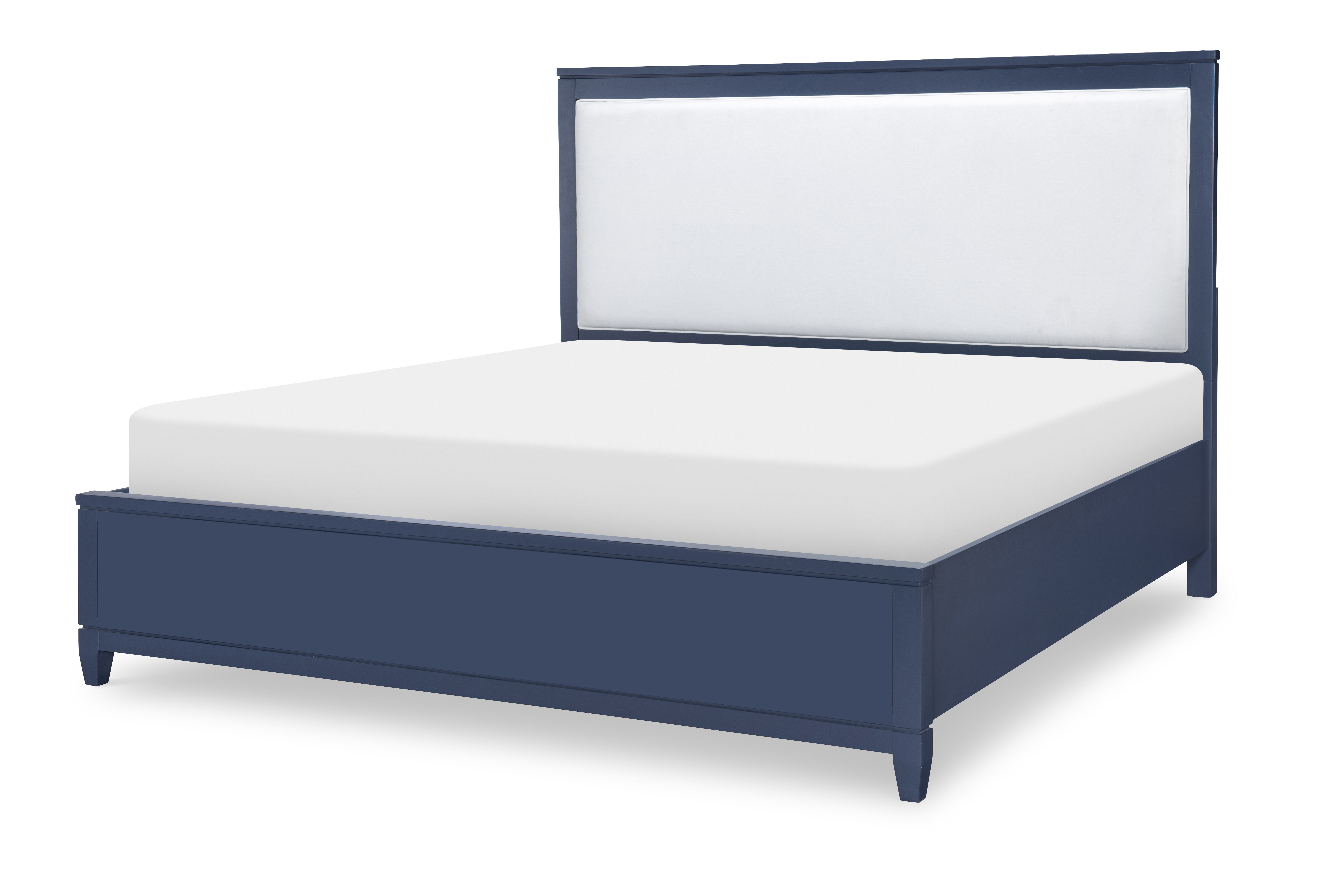 Legacy Furniture Summerland Inkwell Blue Queen Upholstered Bed