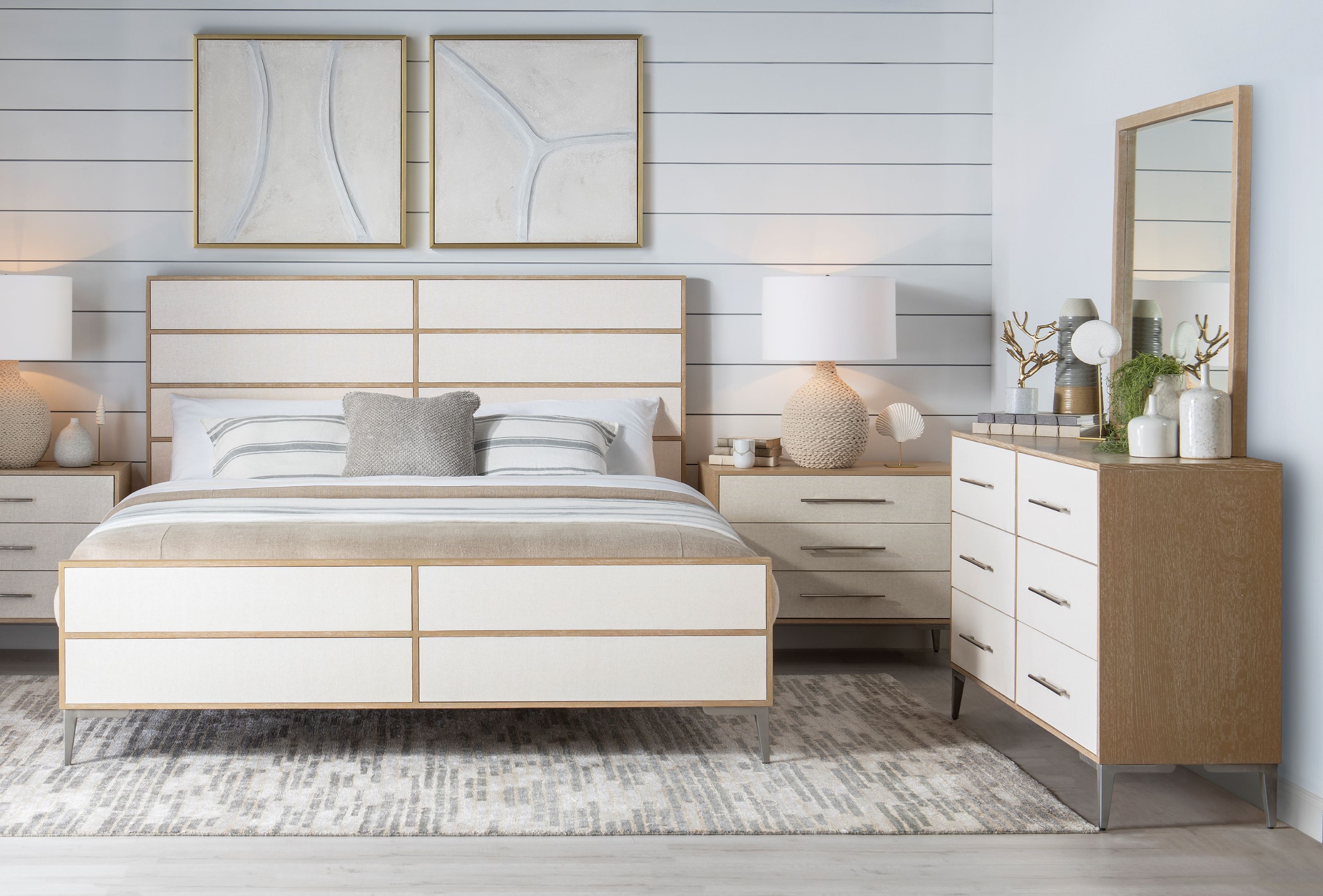 Legacy Furniture Biscayne Malabar 4pc Bedroom Set With Queen Raffia Bed