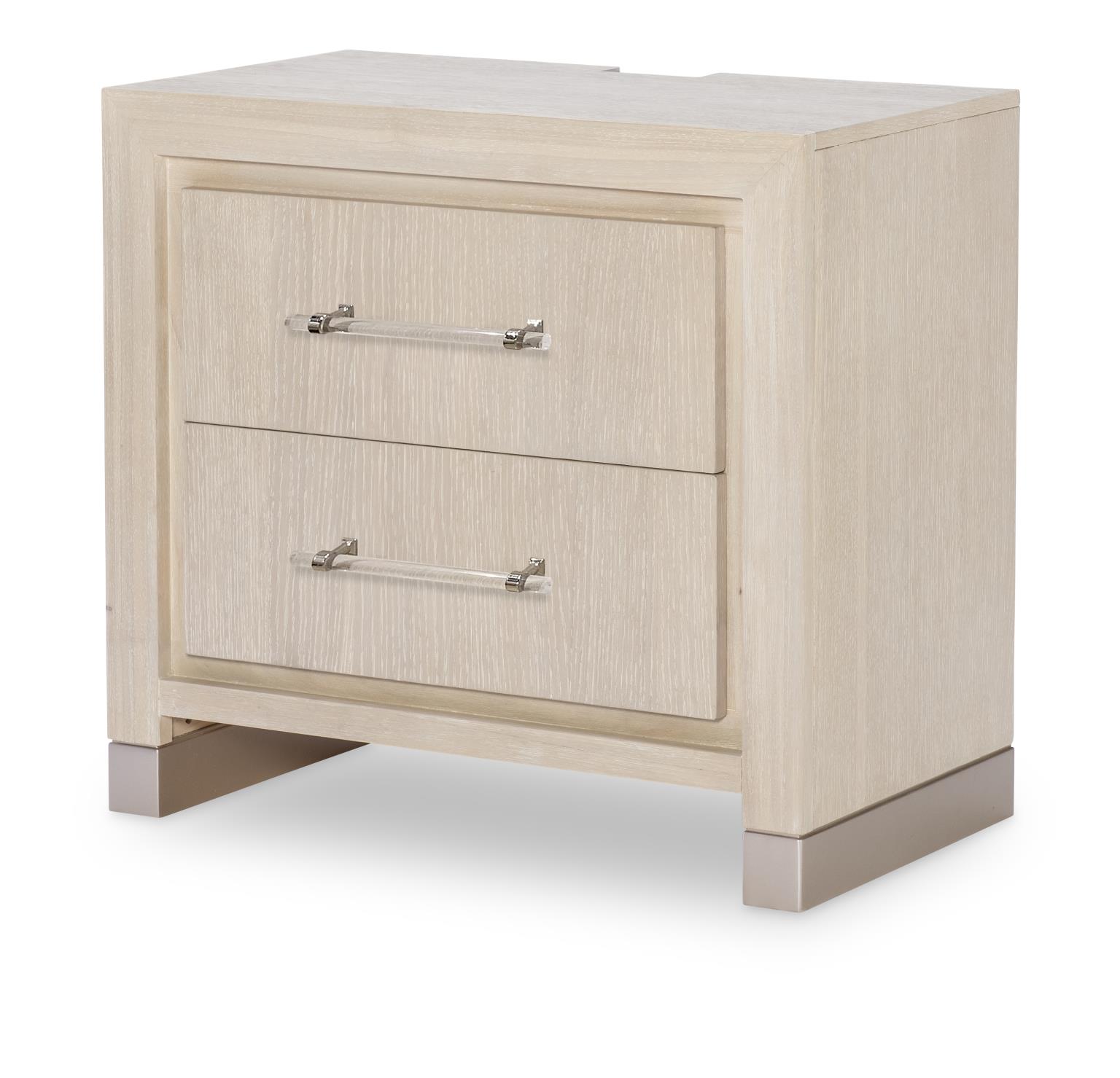 Legacy Furniture Bliss Soft Cashmere 2 Drawer Nightstand