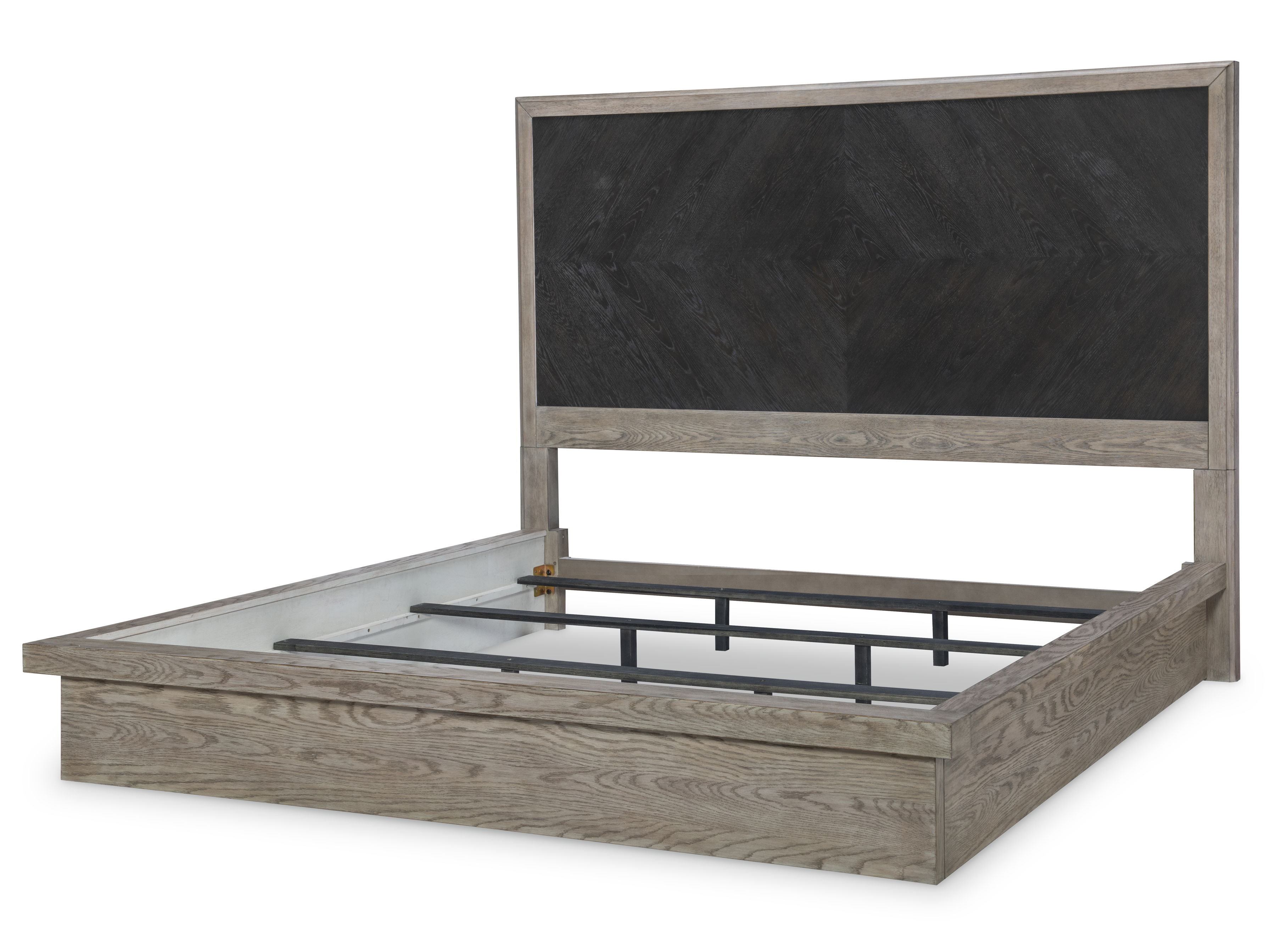 Legacy Furniture Halifax Java Flax Queen Panel Bed