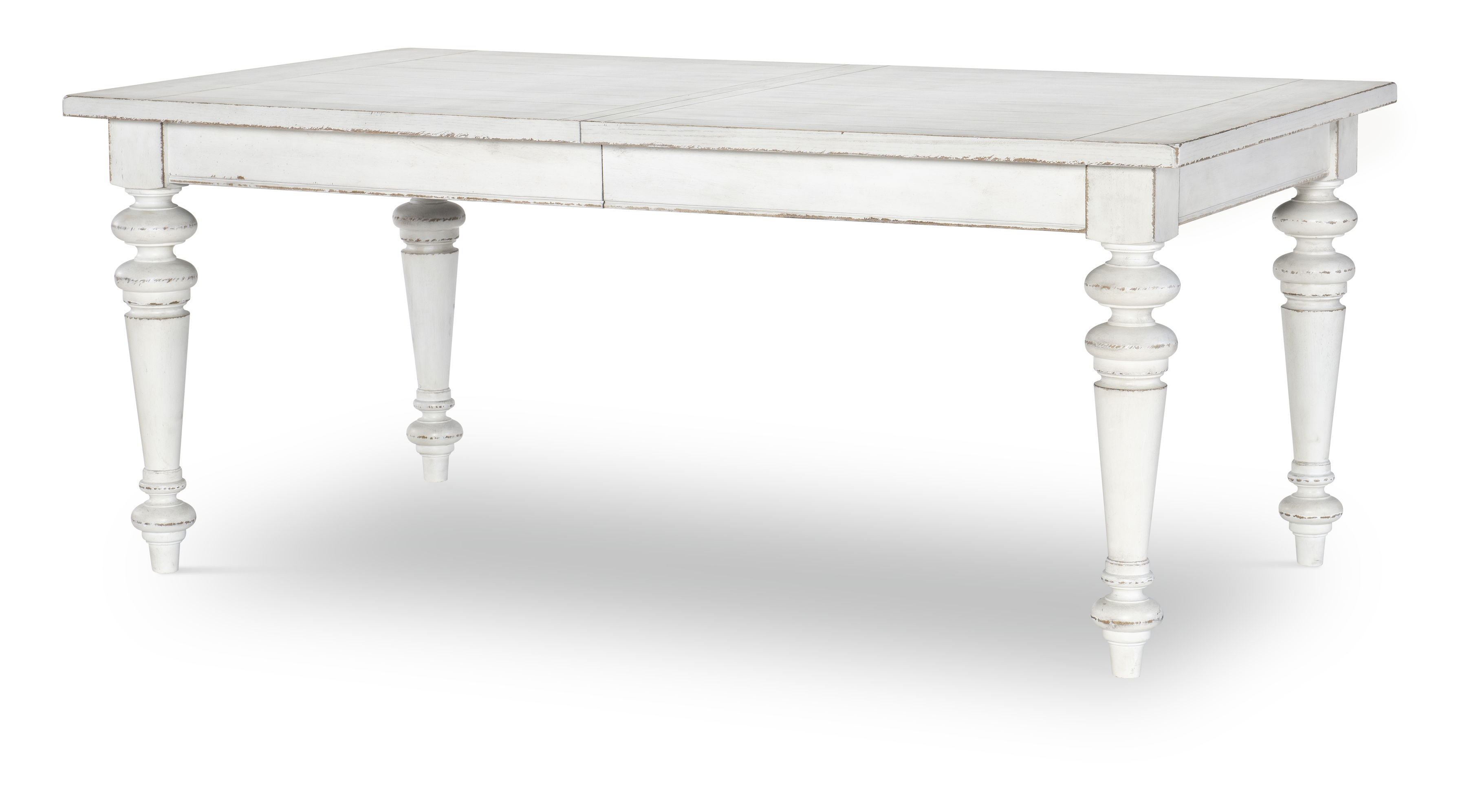 Legacy Furniture Cottage Park Aged White Leg Dining Table