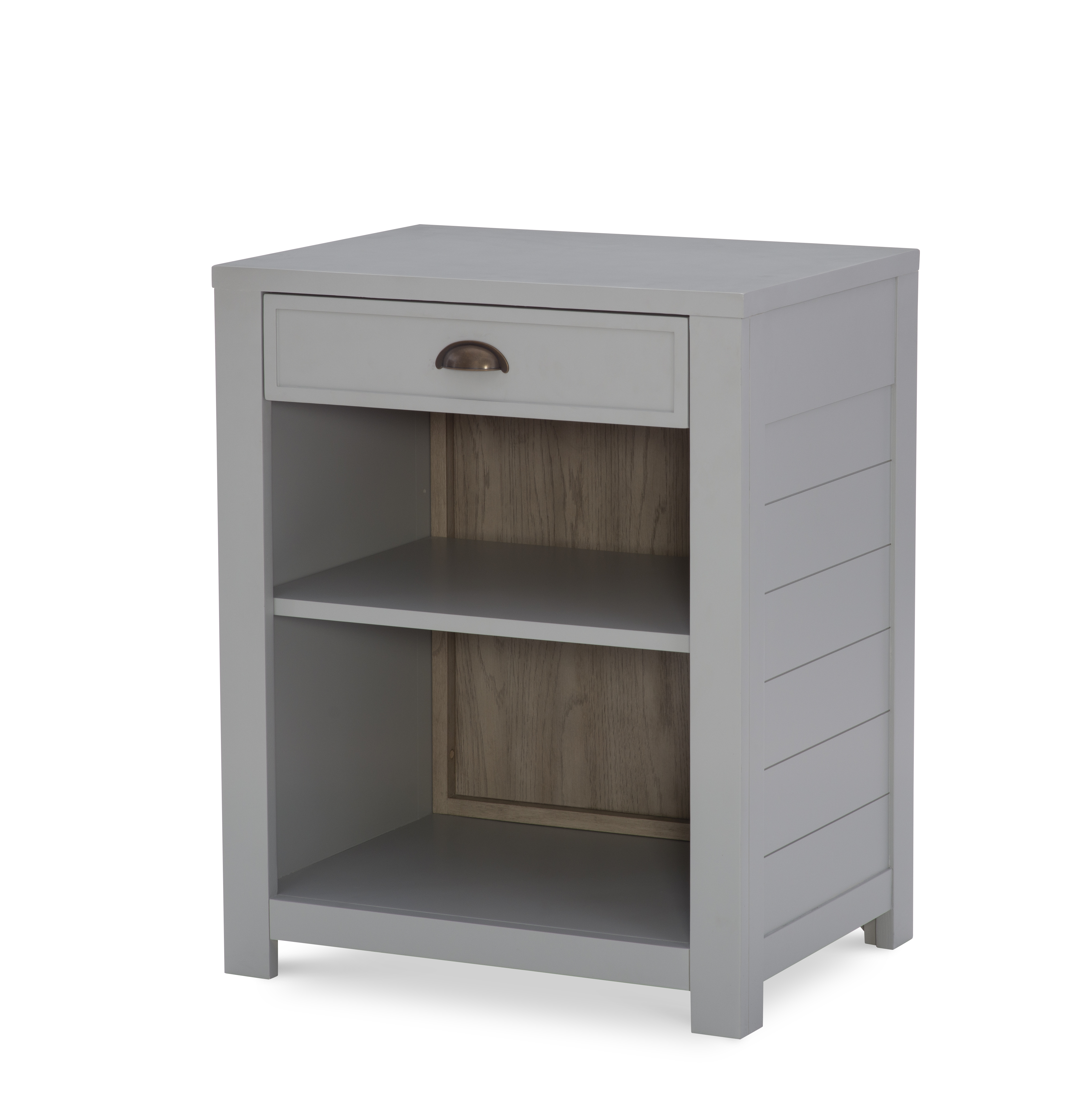 Legacy Furniture Union Square Slat Gray Office End Table