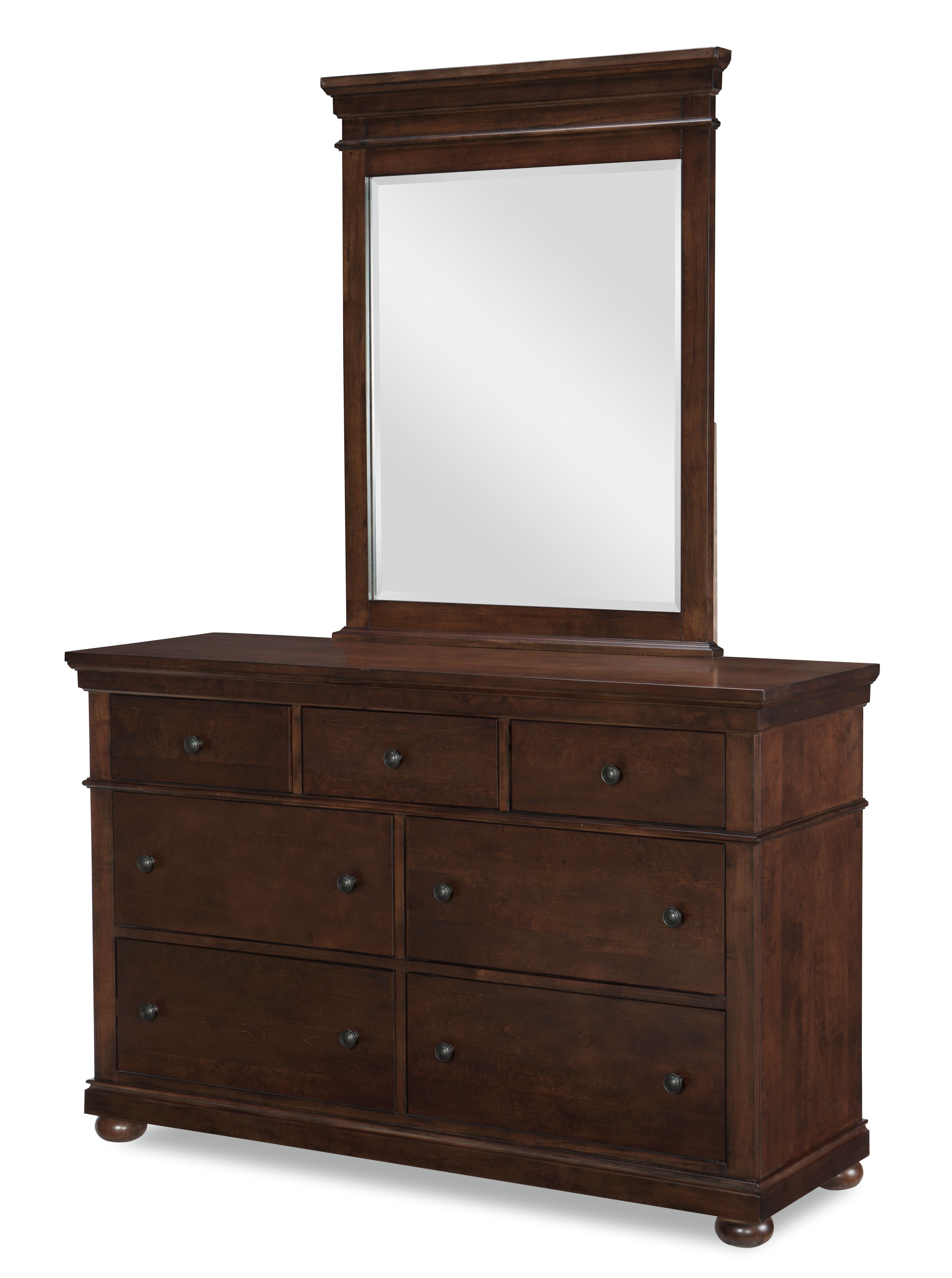 Legacy Kids Canterbury Warm Cherry Dresser and Mirror