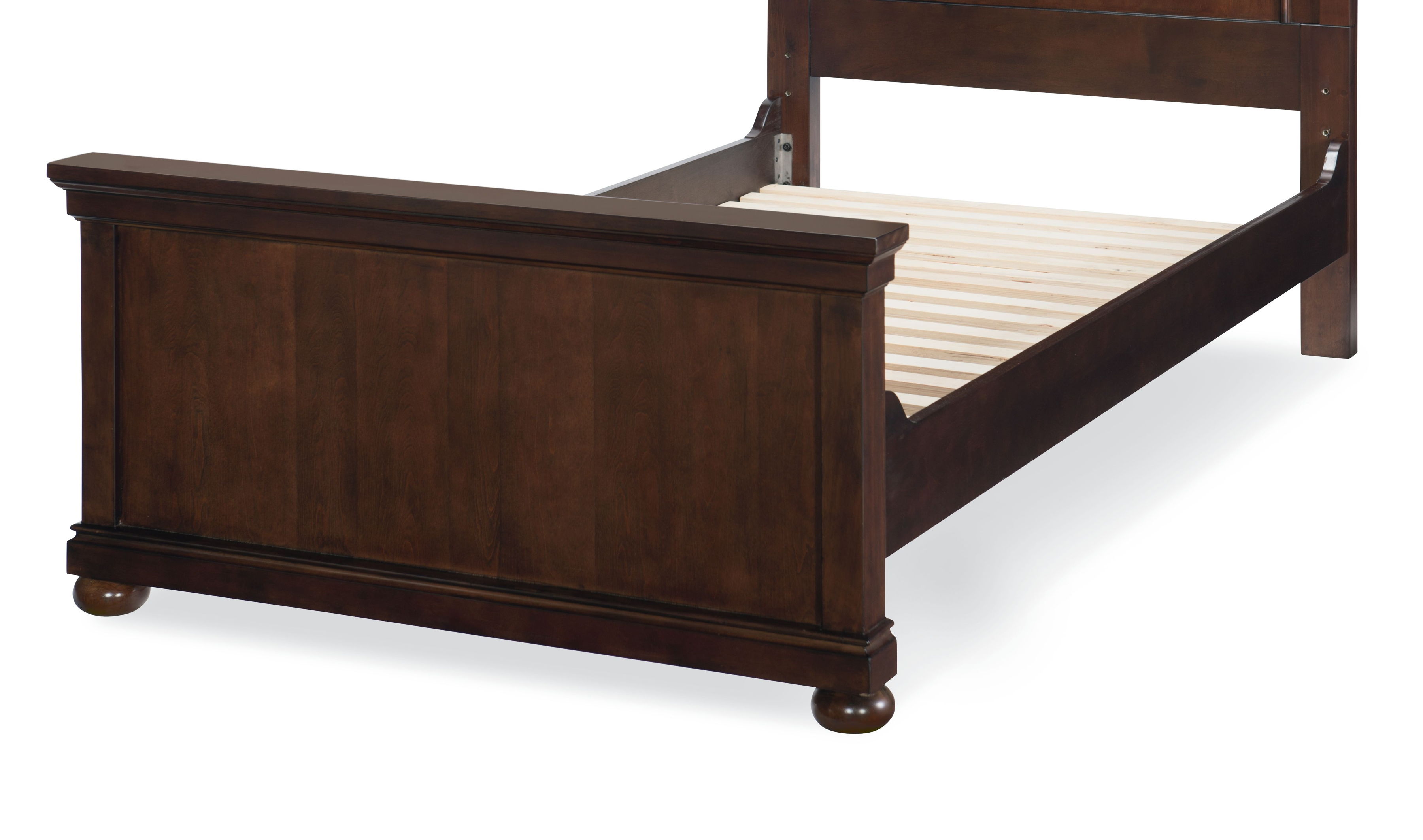 Panel Ftbd W Slat Roll T 33 Cherry Finish