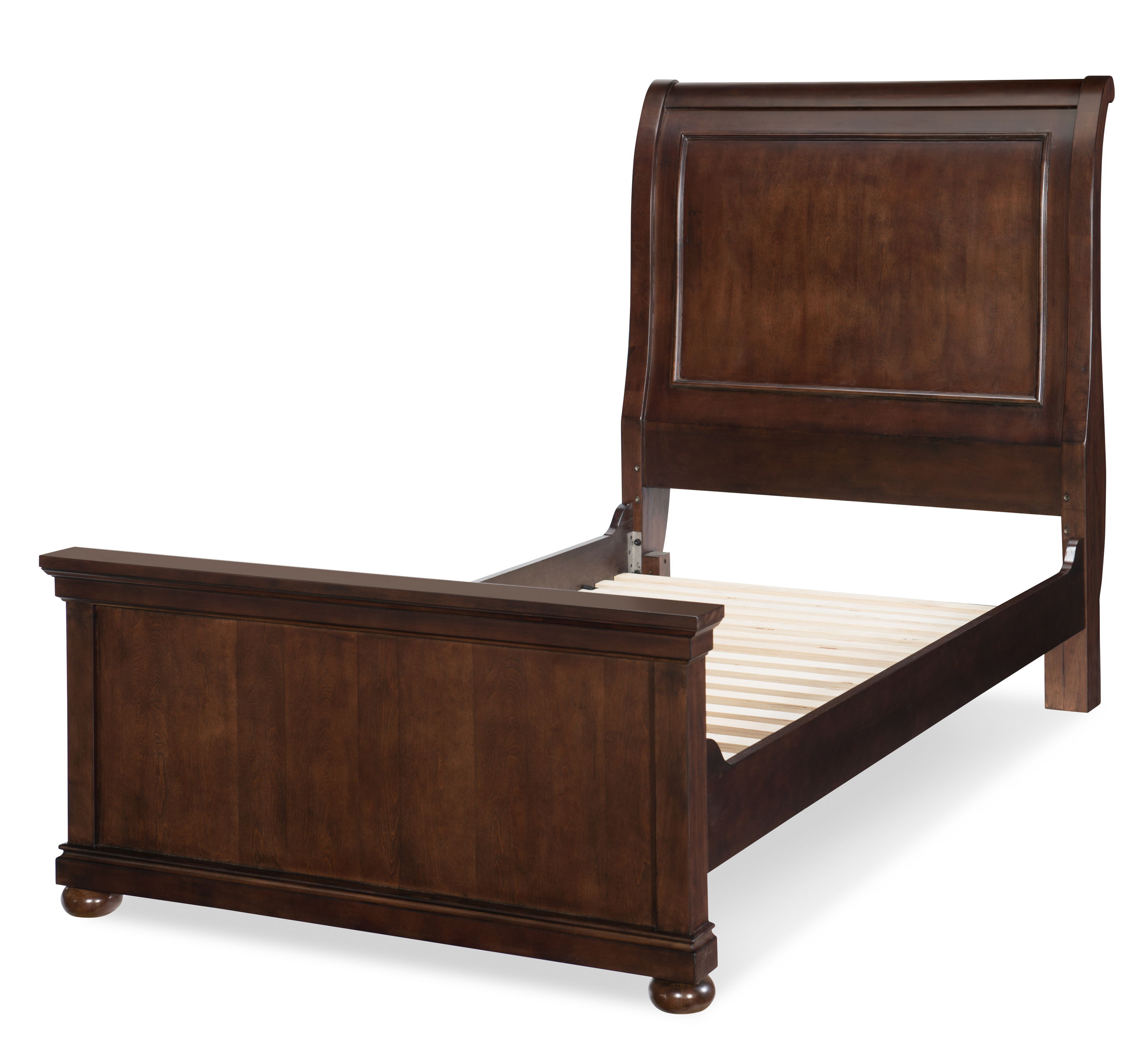 Legacy Kids Canterbury Warm Cherry Twin Sleigh Bed