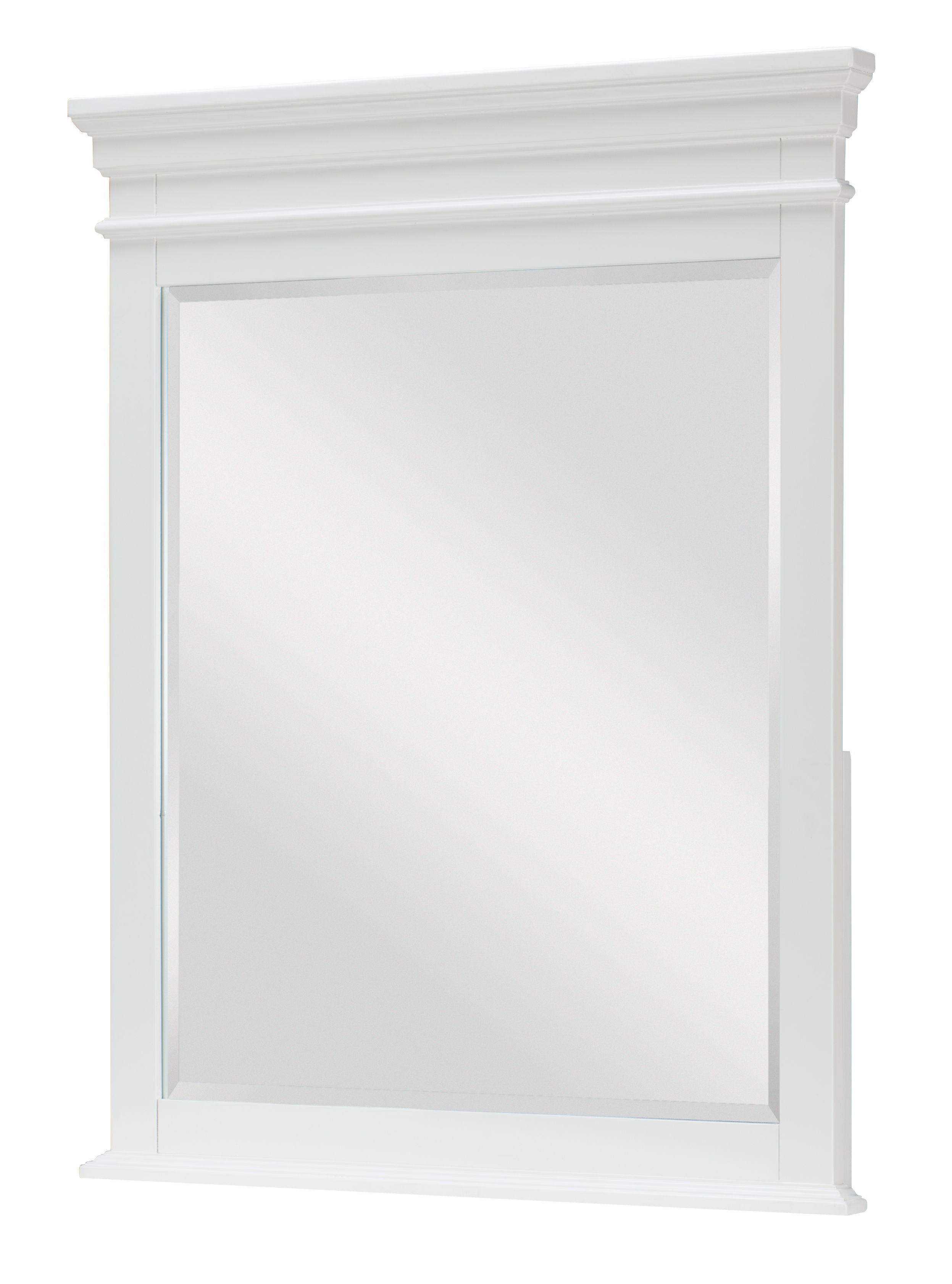 Vertical Mirror White Finish