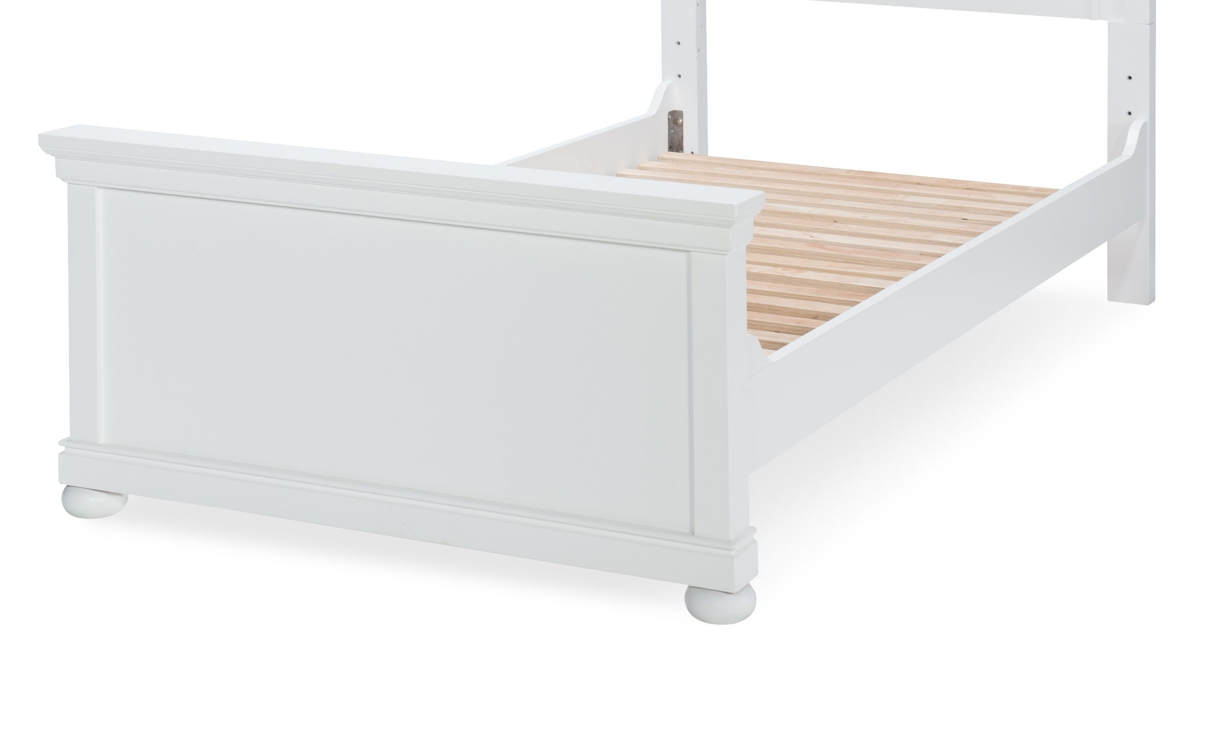 Panel Ftbd W Slat Roll T 33 White Finish