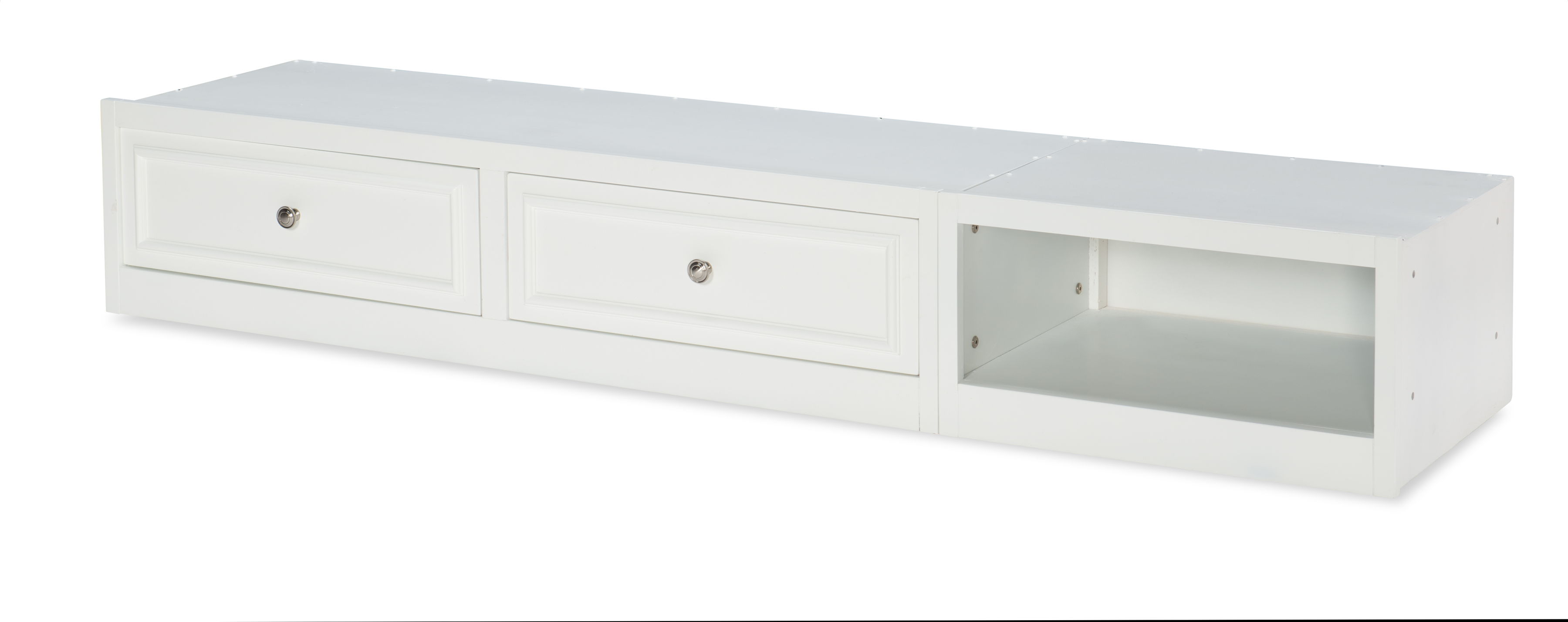 Underbed Stg Unit White Finish
