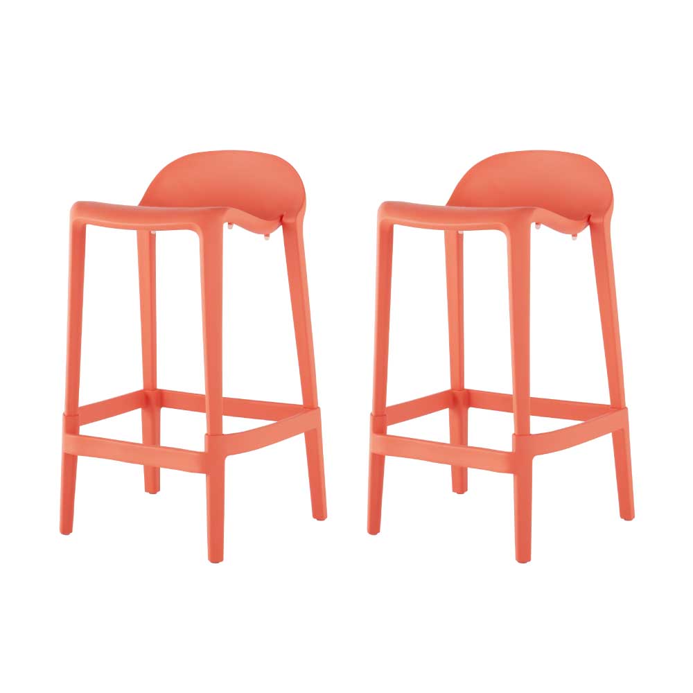 2 Lagoon Joyous Salmon Counter Stools