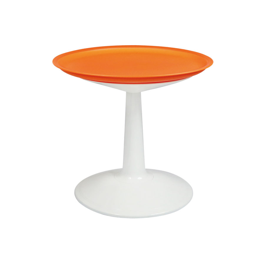 Lagoon Sprout Orange Round Side Table