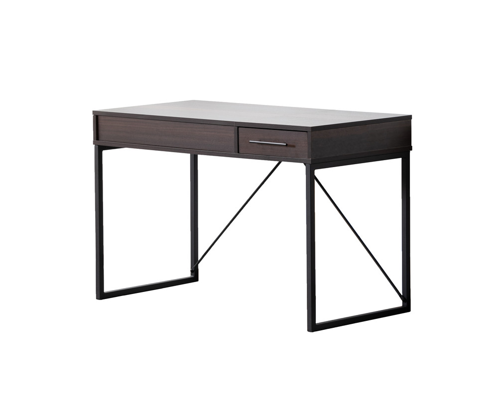 Lilola Home Juno Dark Brown Wood Lift Top Desk