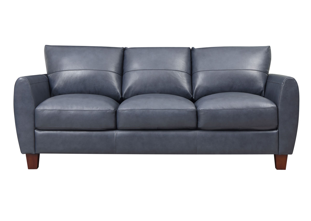 Leather Italia USA Georgetowne Blue Traverse Sofa LIU-1669-6529-03177147 Leather Italia USA Georgetowne Blue Traverse Sofa LIU-1669-6529-03177147