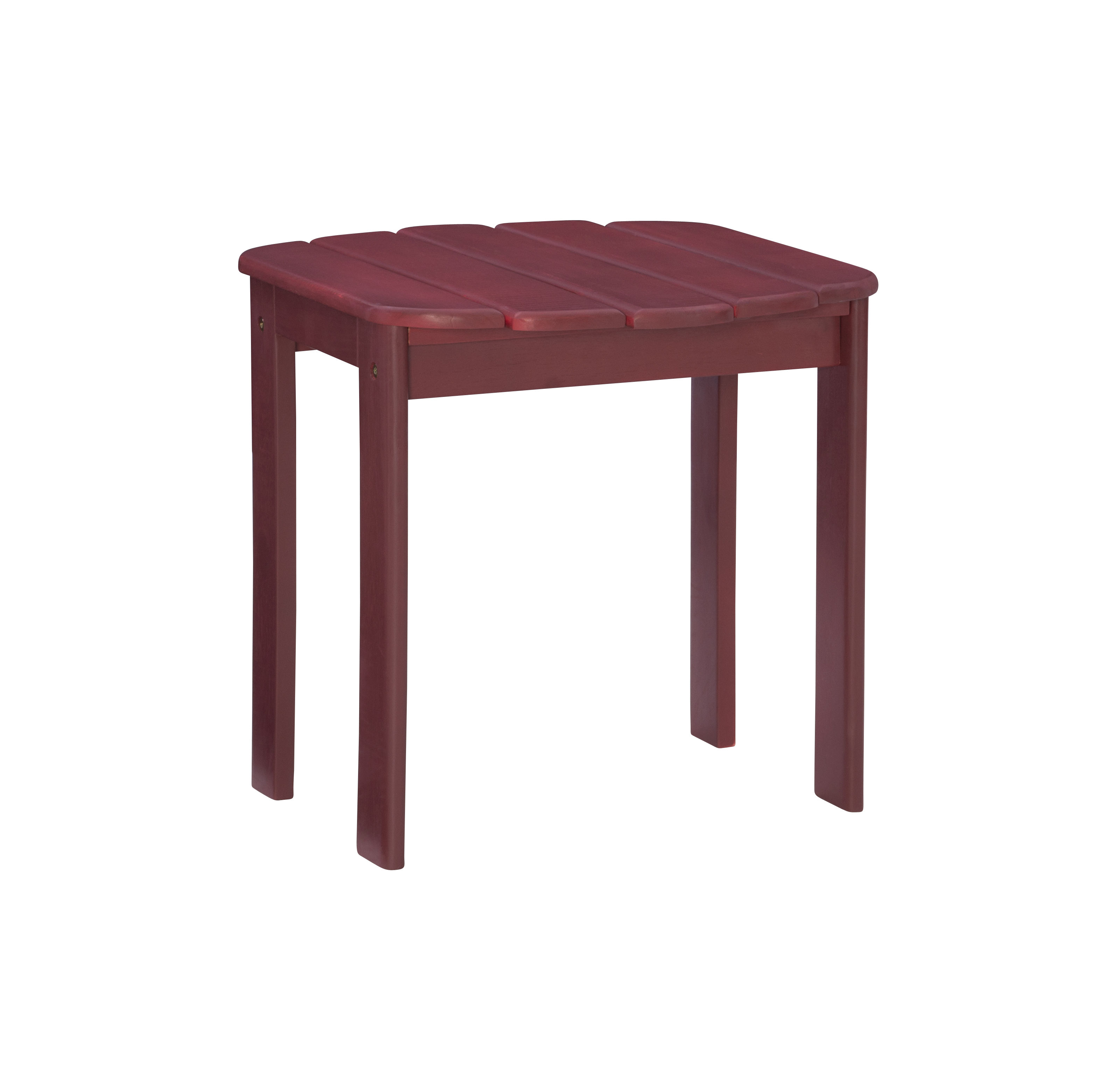 Linon Adirondack Red End Table