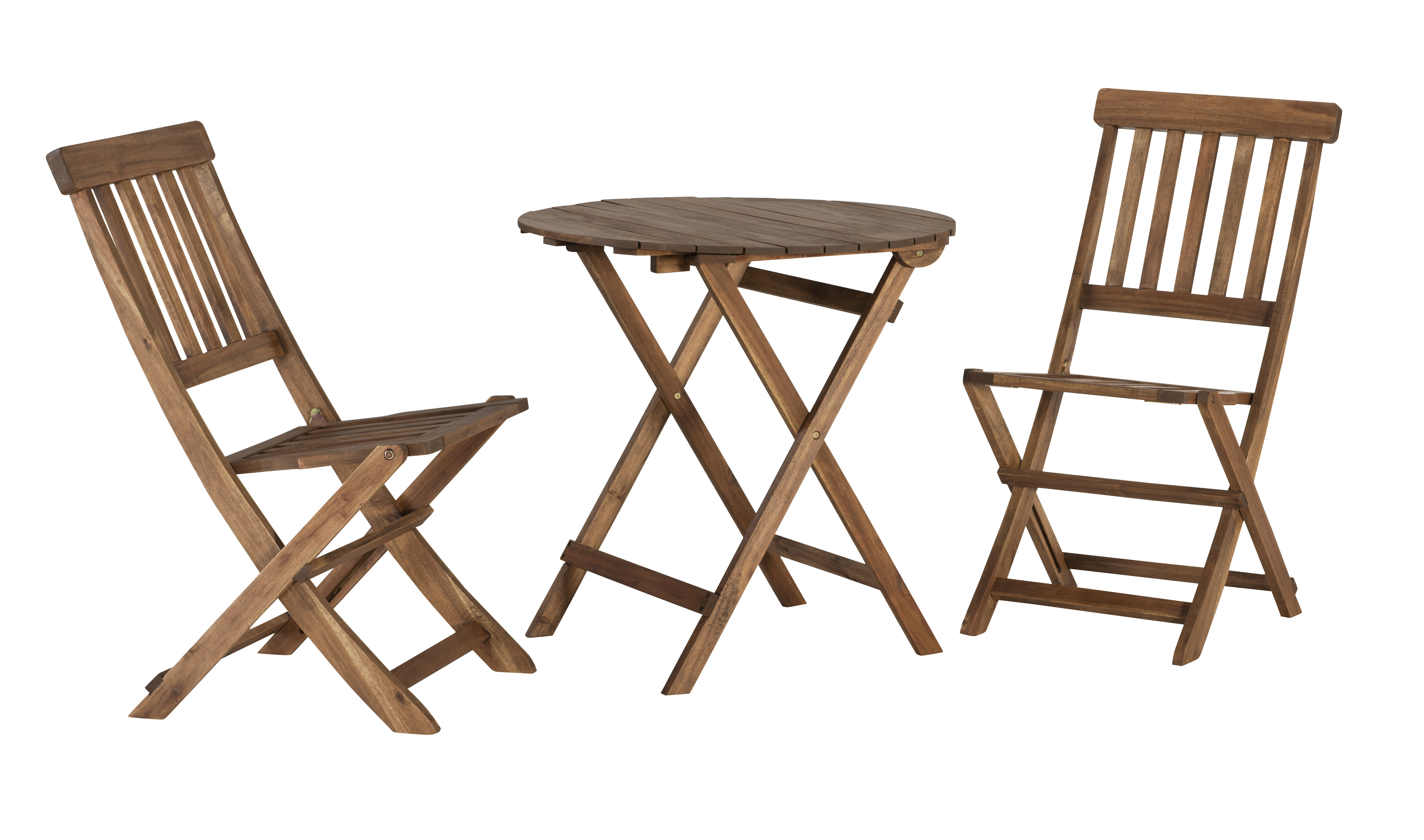 Linon Catalan Acorn 3pc Bistro Set