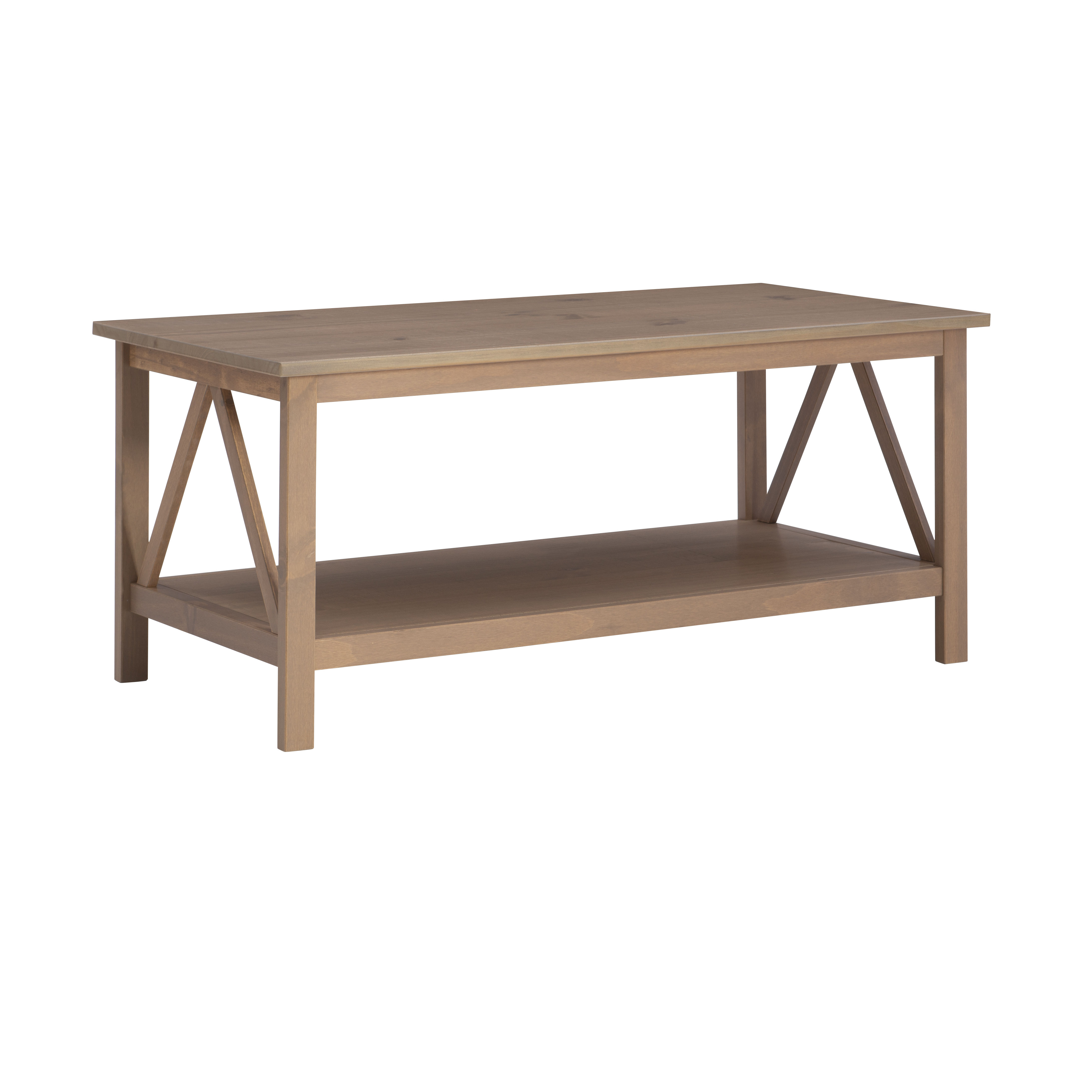 Linon Titian Driftwood Coffee Table