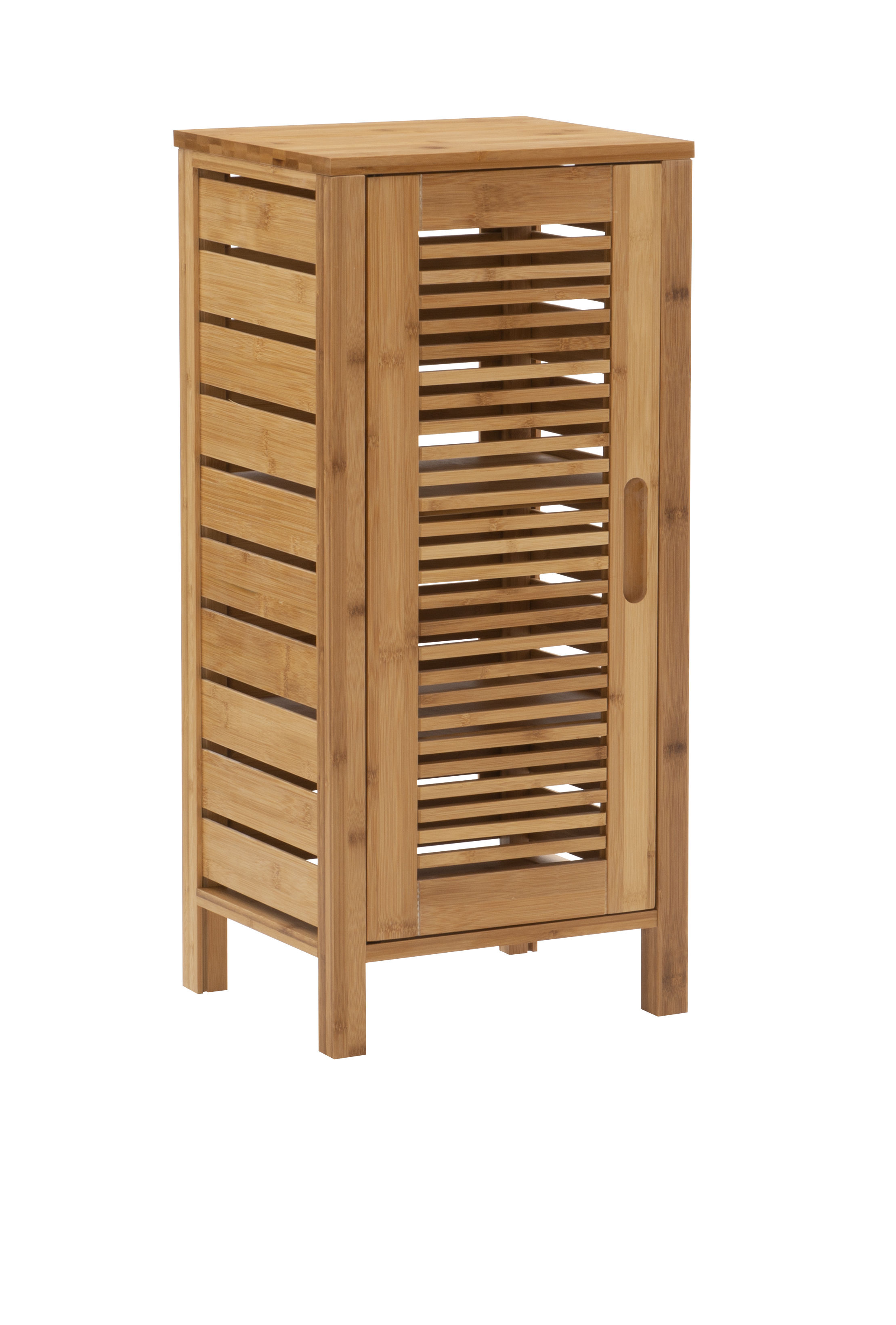 Linon Bracken Natural One Door Floor Cabinet