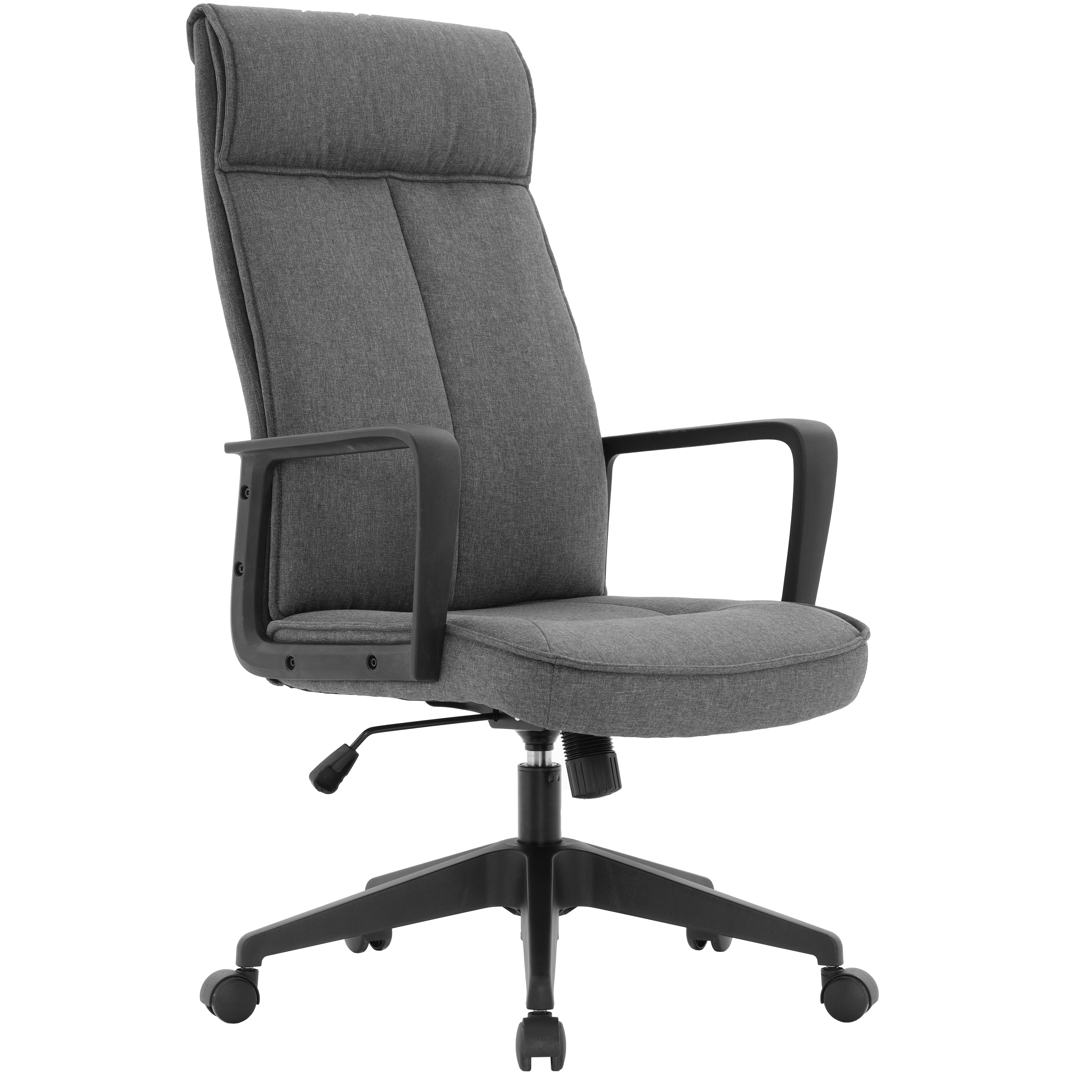 LeisureMod Aiaria Charcoal Modern Office Chair