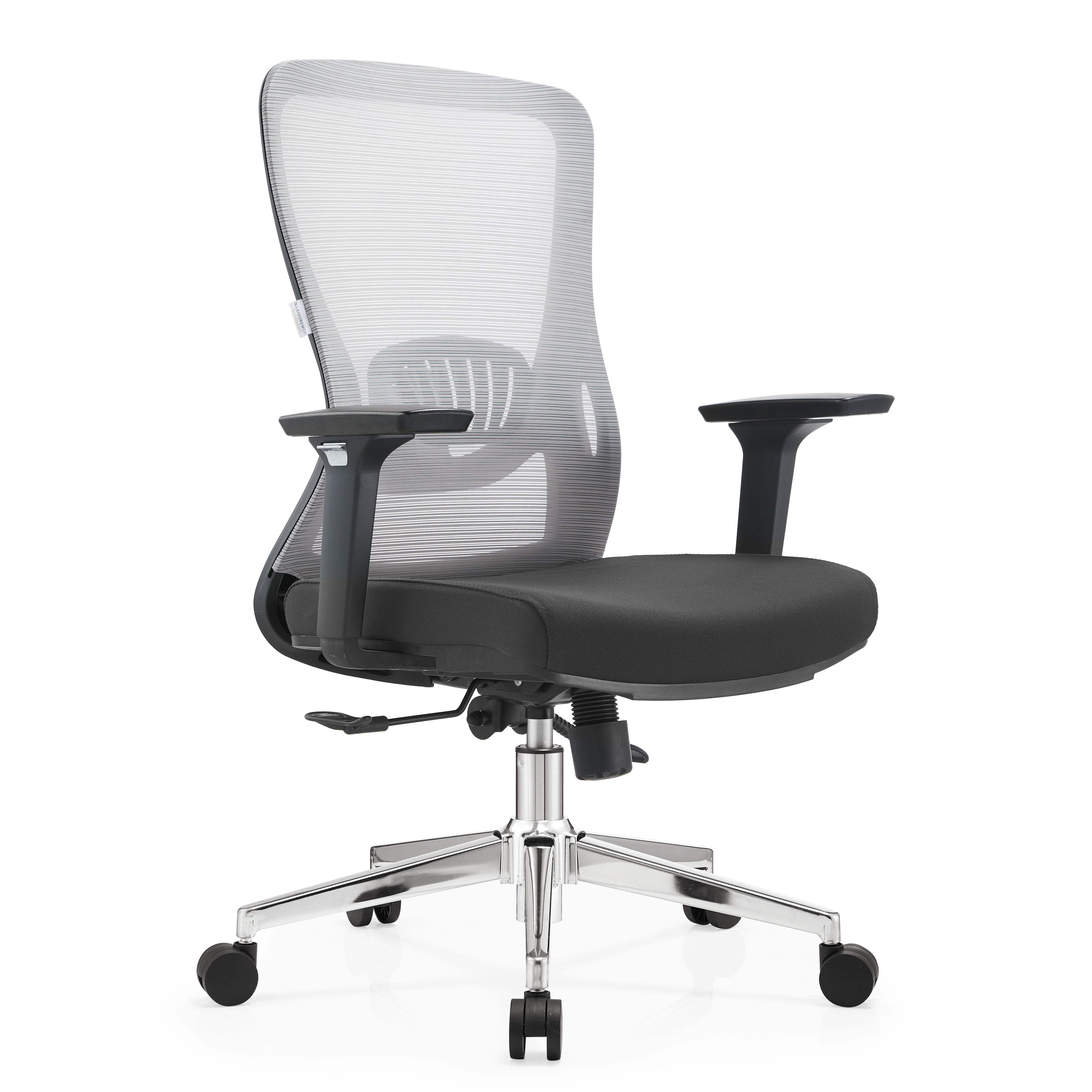 LeisureMod Adorit Light Grey Office Task Chair LSM-AO60LGR LeisureMod Adorit Light Grey Office Task Chair LSM-AO60LGR