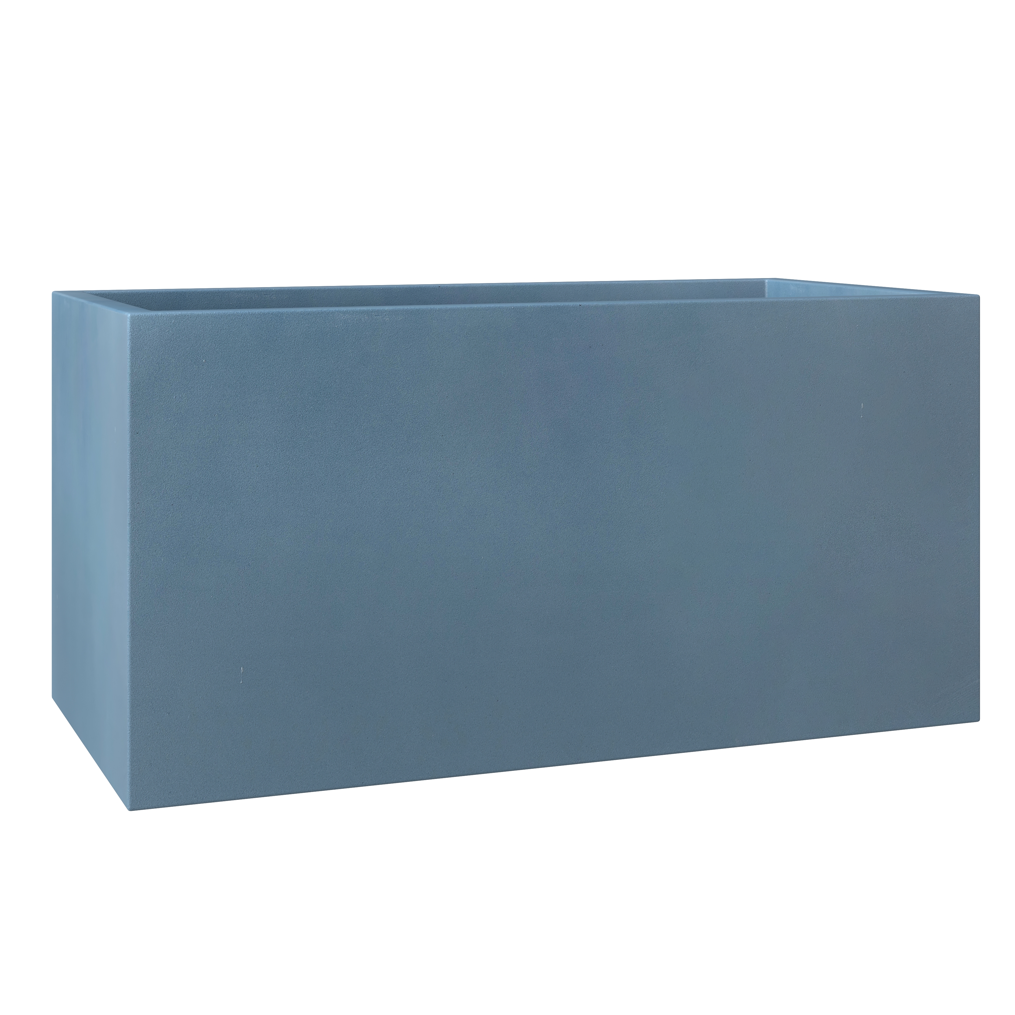 LeisureMod Bloom Aged Concrete 15.7 Inch Poly Stone Planter