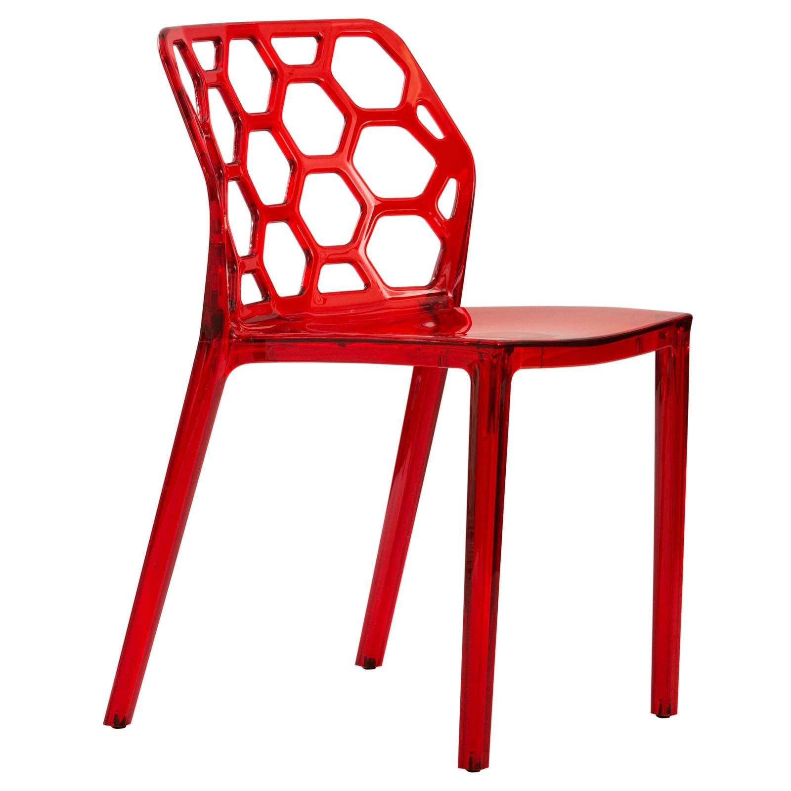 Design Edge Denman  Red Dining Chair