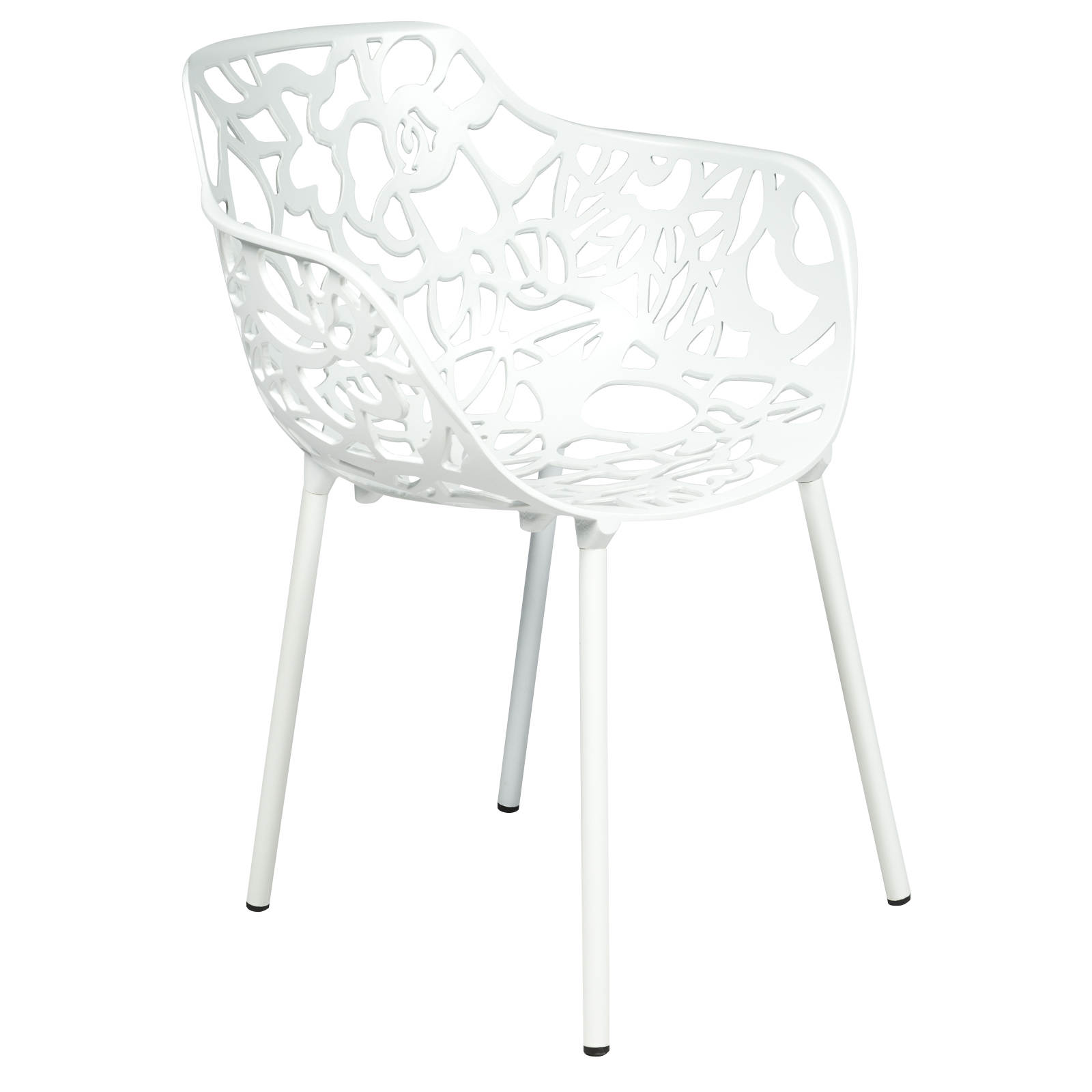 LeisureMod Modern Devon Aluminum Armchair