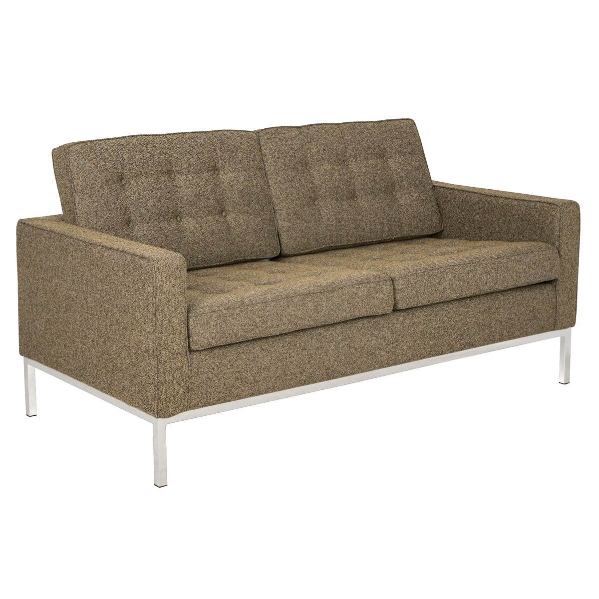 LeisureMod Modern Euston Style Loveseat
