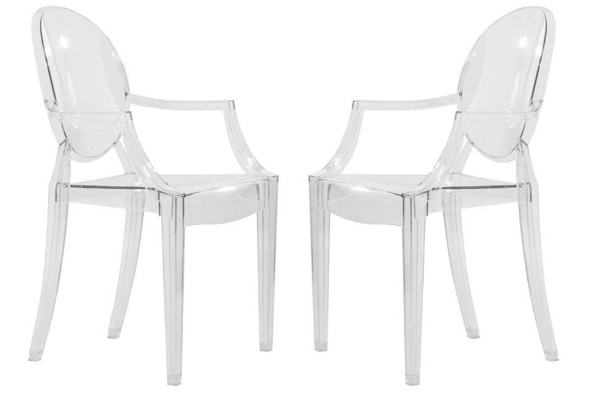 Design Edge Cootamundra 2  Clear Acrylic Chairs