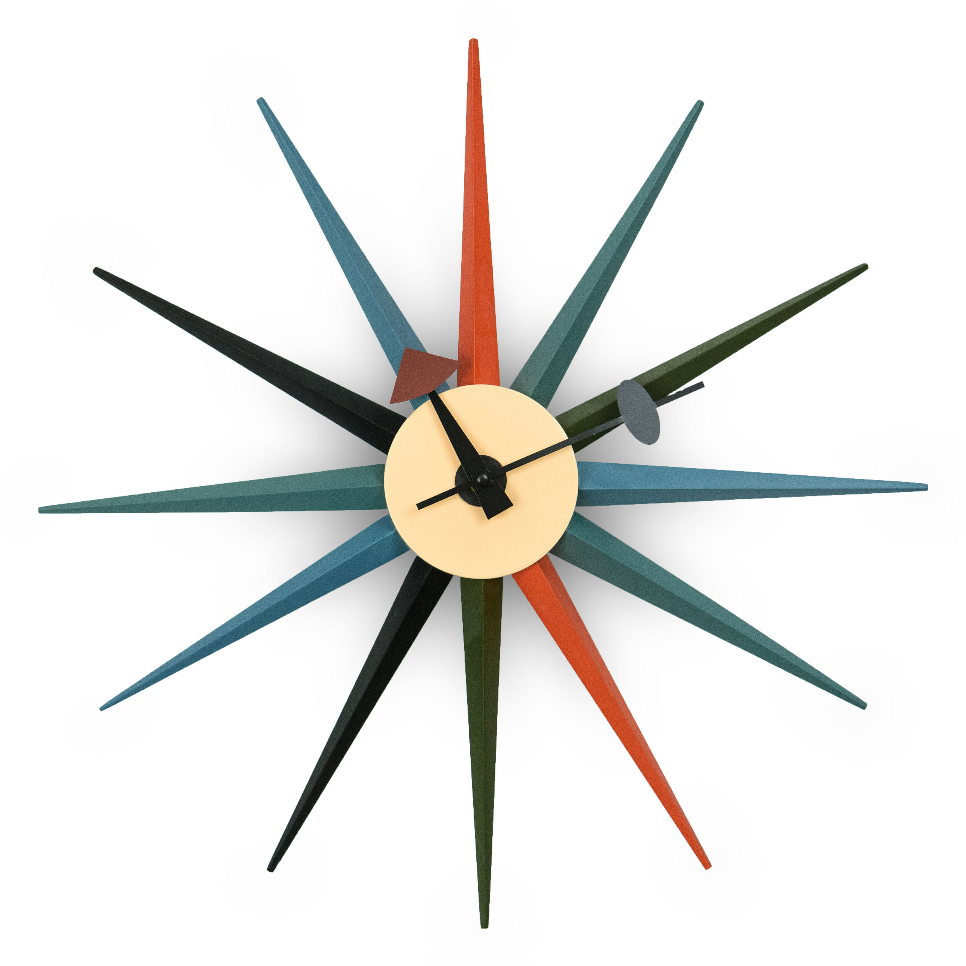 Design Edge Gilgandra  Metal Colorful Star Wall Clock
