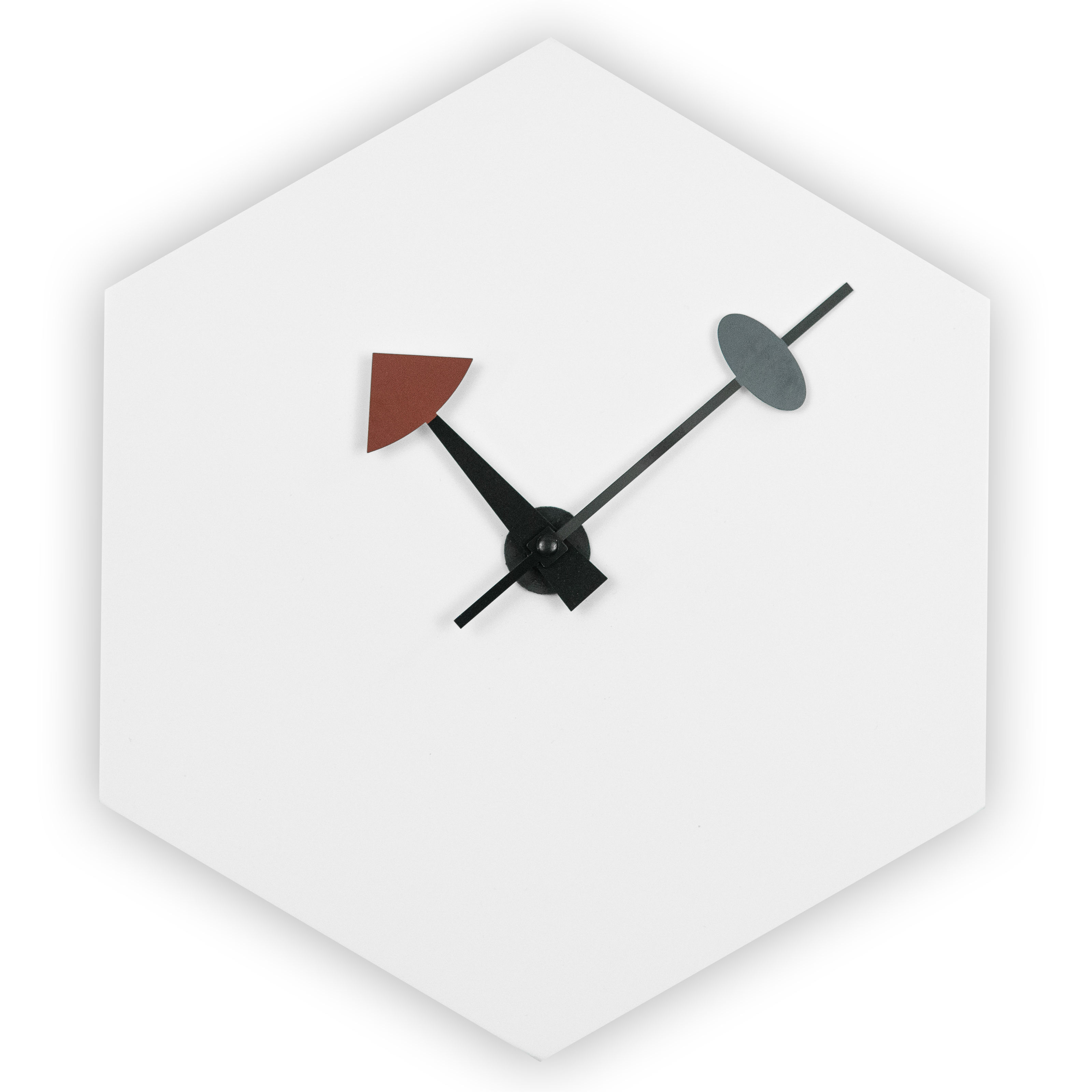 Design Edge Gerringong  White Diamond Wall Clock