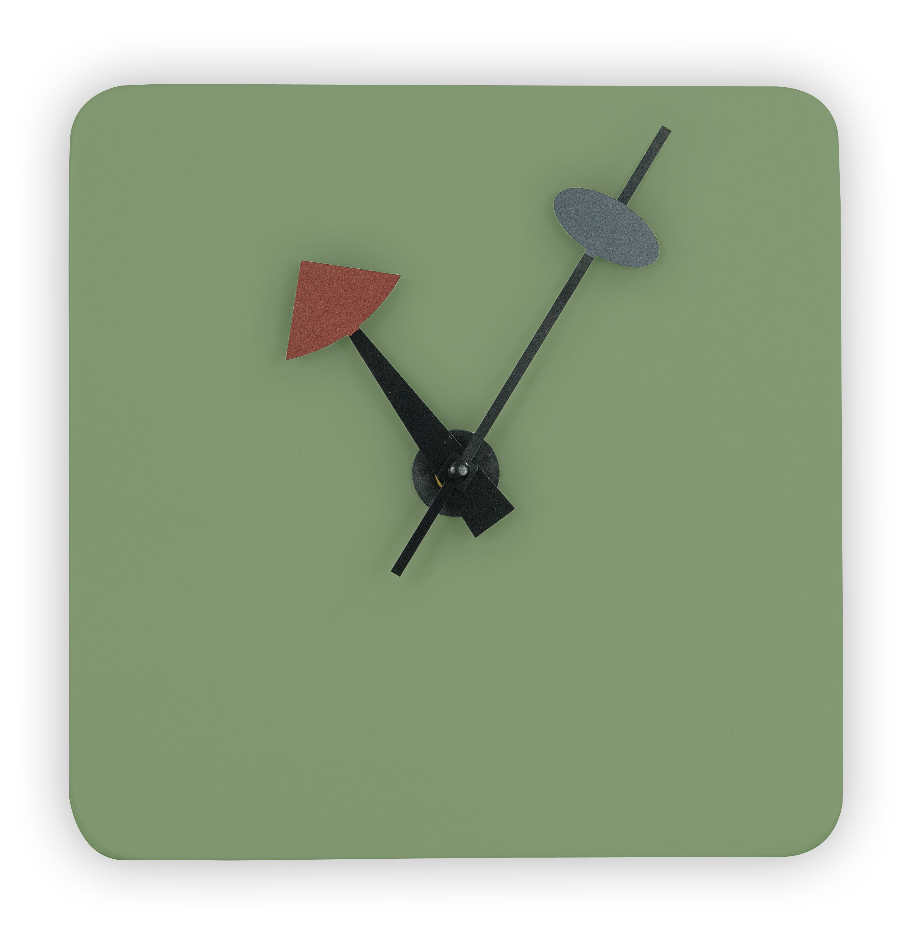 Design Edge Gerringong  Mint Square Wall Clock