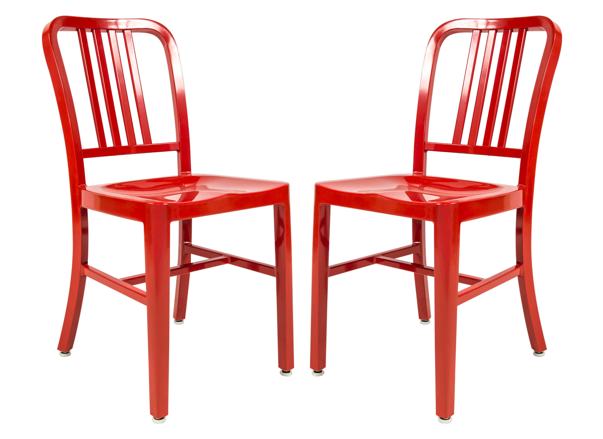 Design Edge Canowindra 2  Red Side Dining Chairs