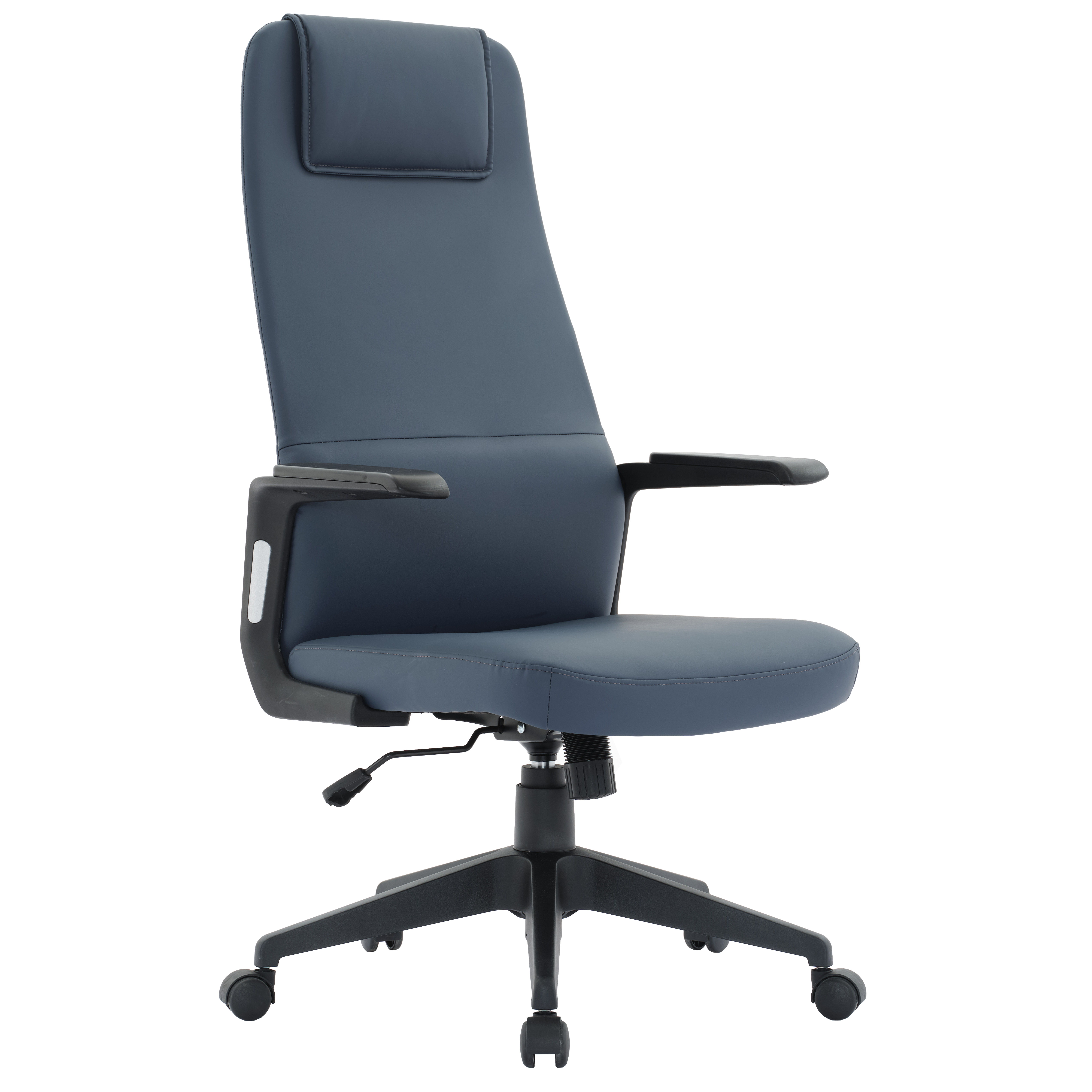 LeisureMod Nexa Blue Modern Office Chair